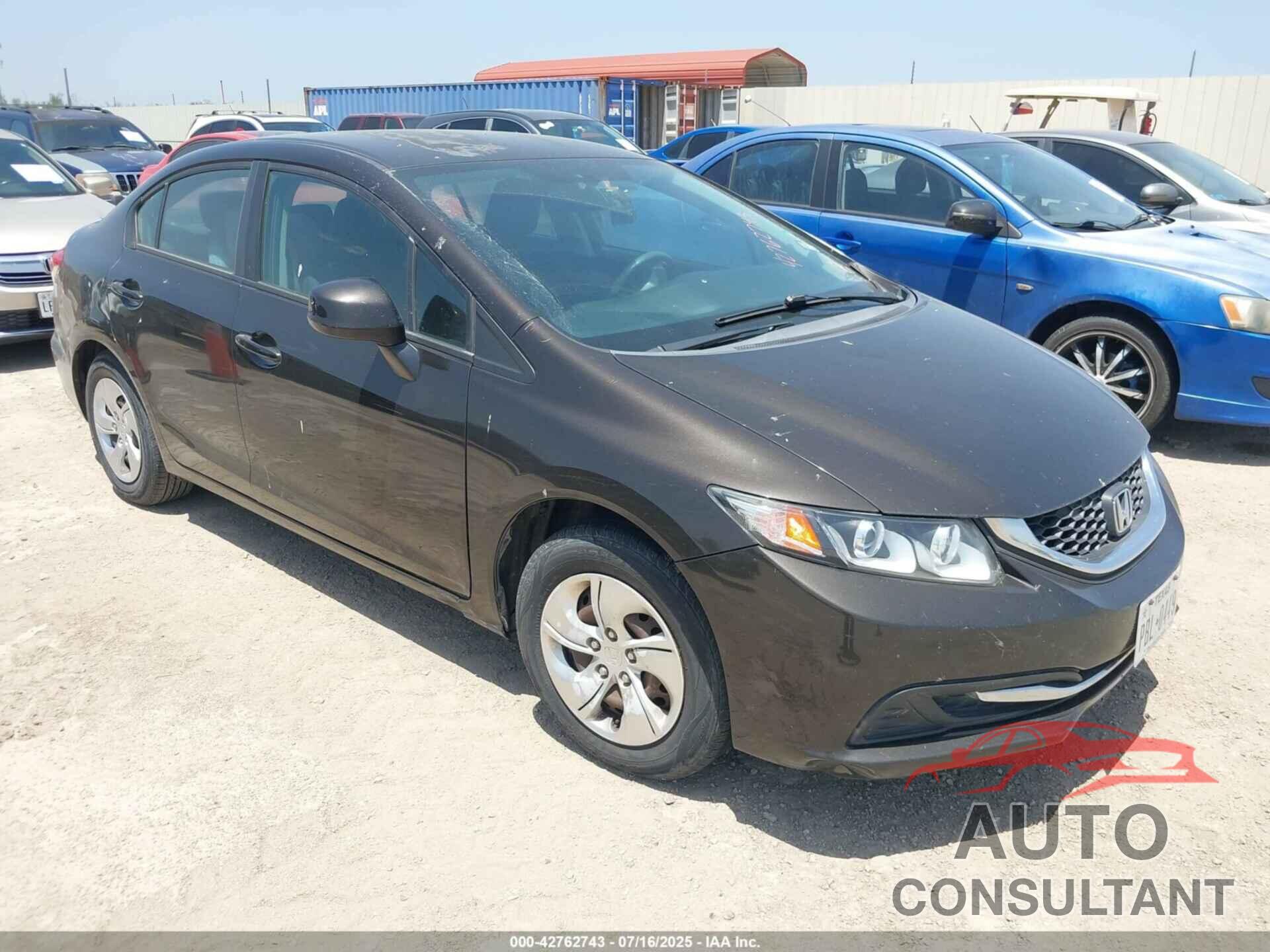 HONDA CIVIC 2013 - 2HGFB2F52DH546997