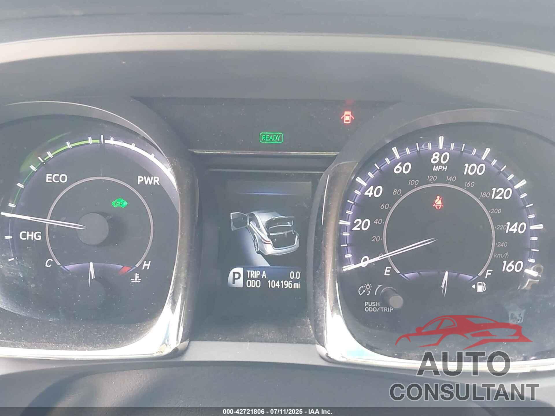 TOYOTA AVALON HYBRID 2013 - 4T1BD1EB8DU004871