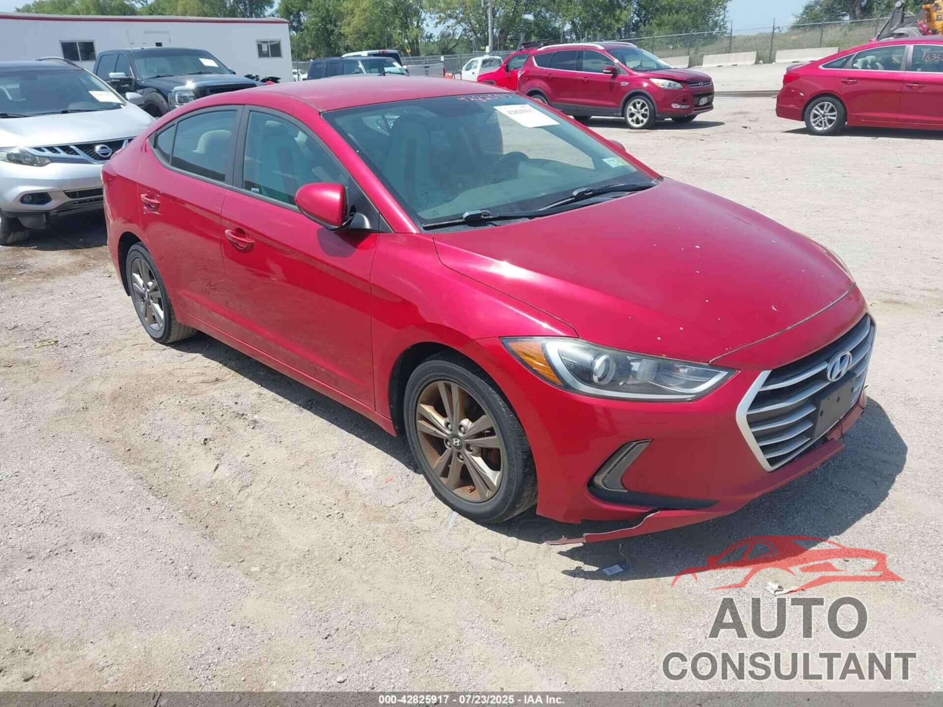 HYUNDAI ELANTRA 2017 - 5NPD84LF9HH020179