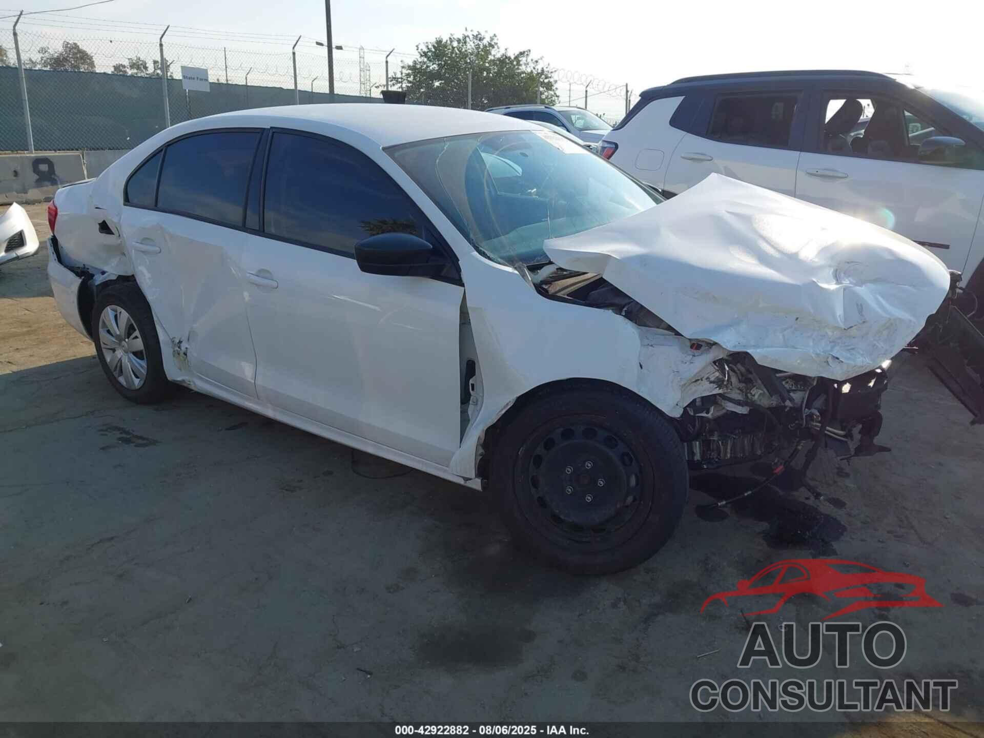 VOLKSWAGEN JETTA 2012 - 3VW1K7AJ2CM341980
