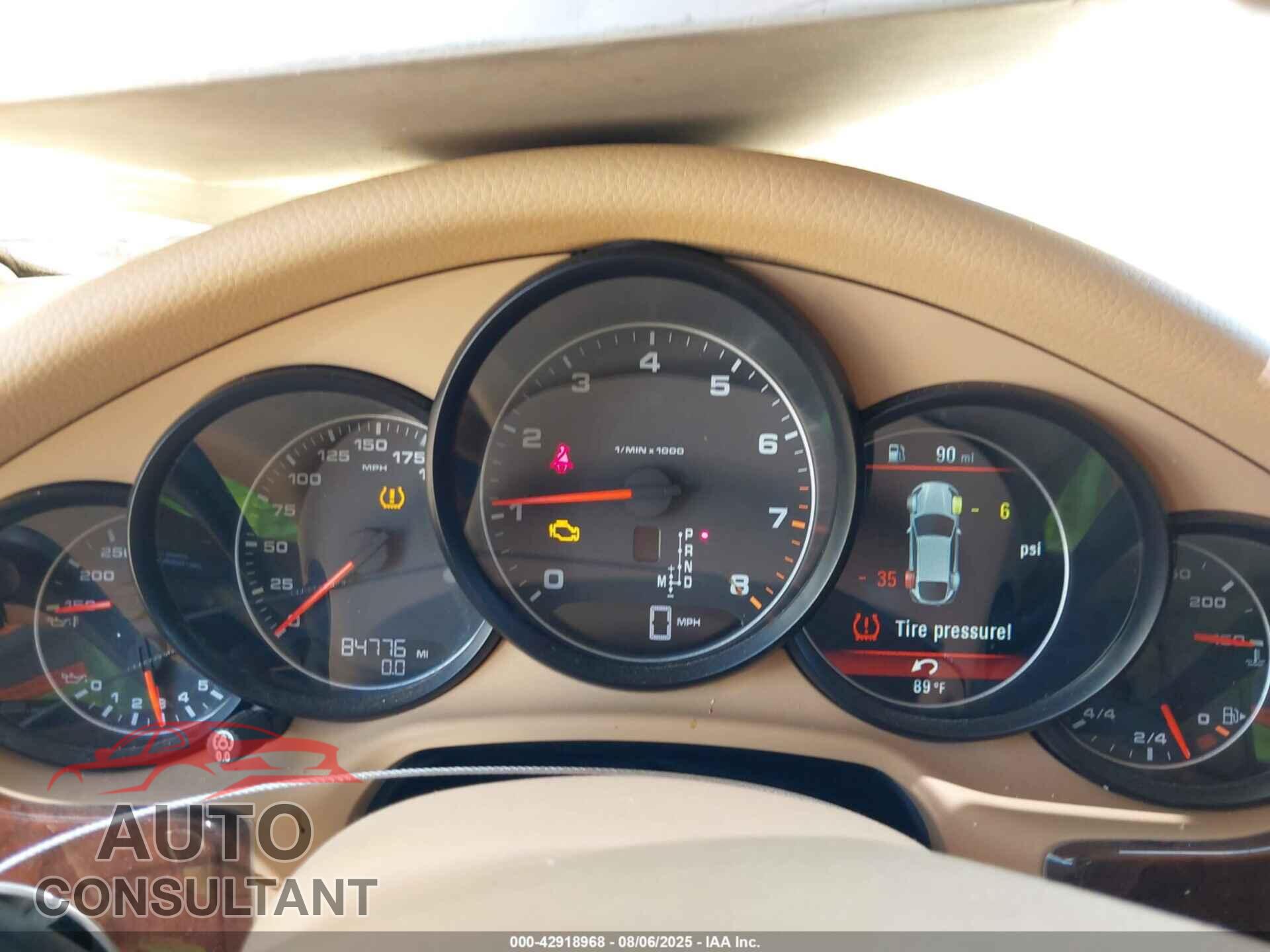 PORSCHE PANAMERA 2012 - WP0AA2A71CL072322