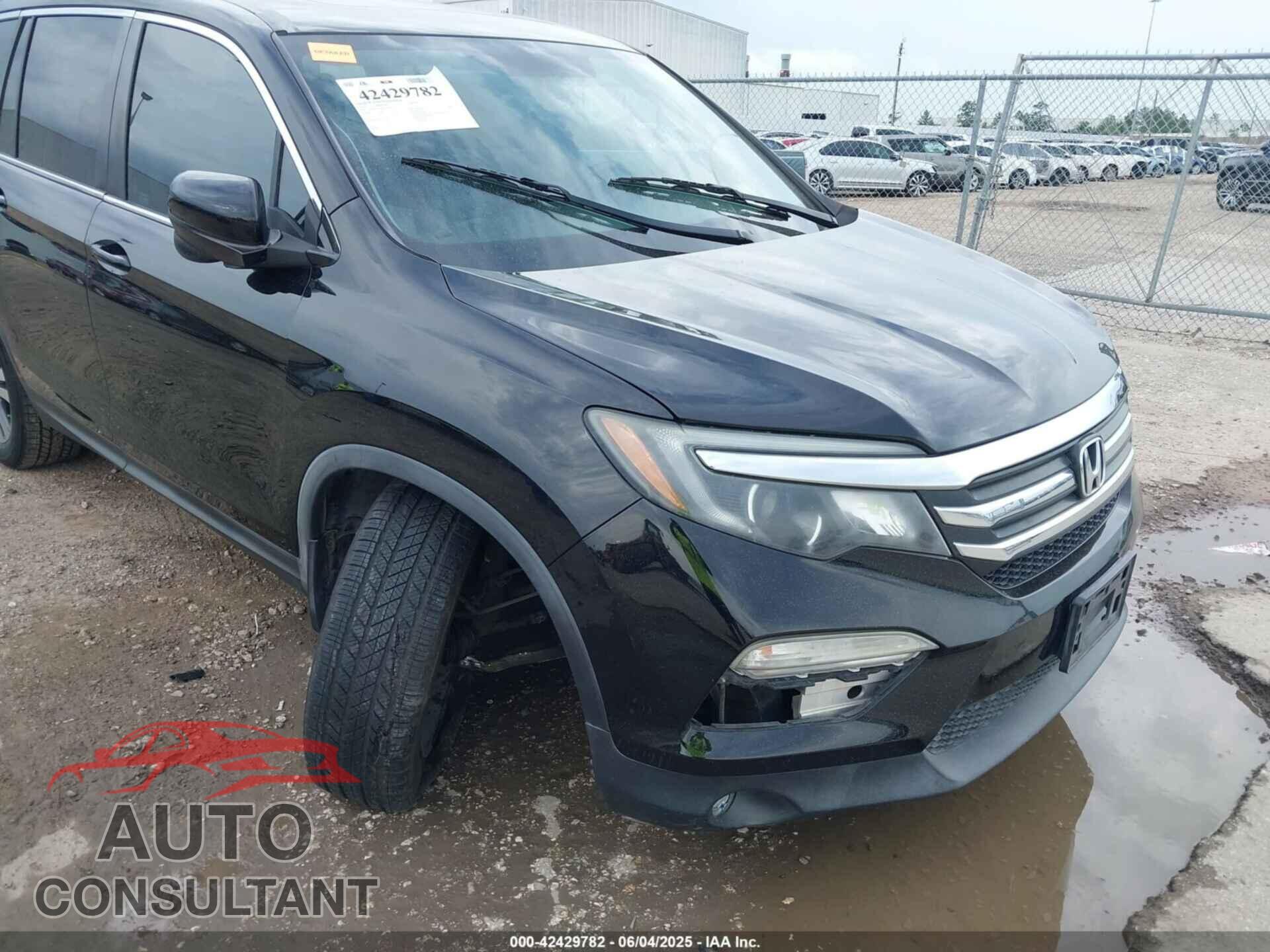 HONDA PILOT 2017 - 5FNYF5H51HB016509