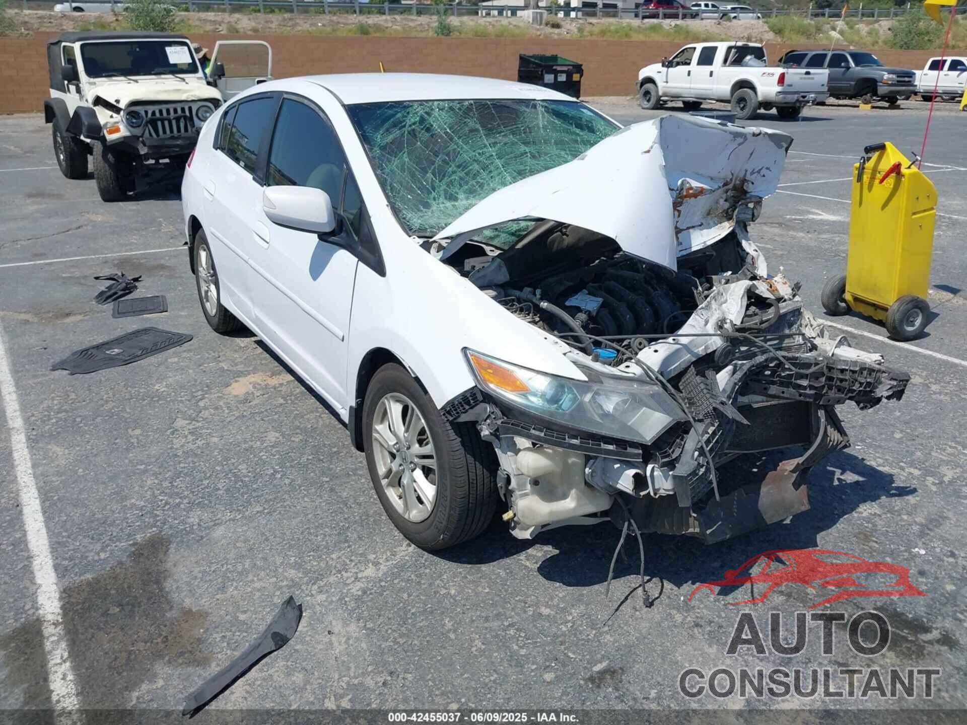 HONDA INSIGHT 2010 - JHMZE2H71AS012927