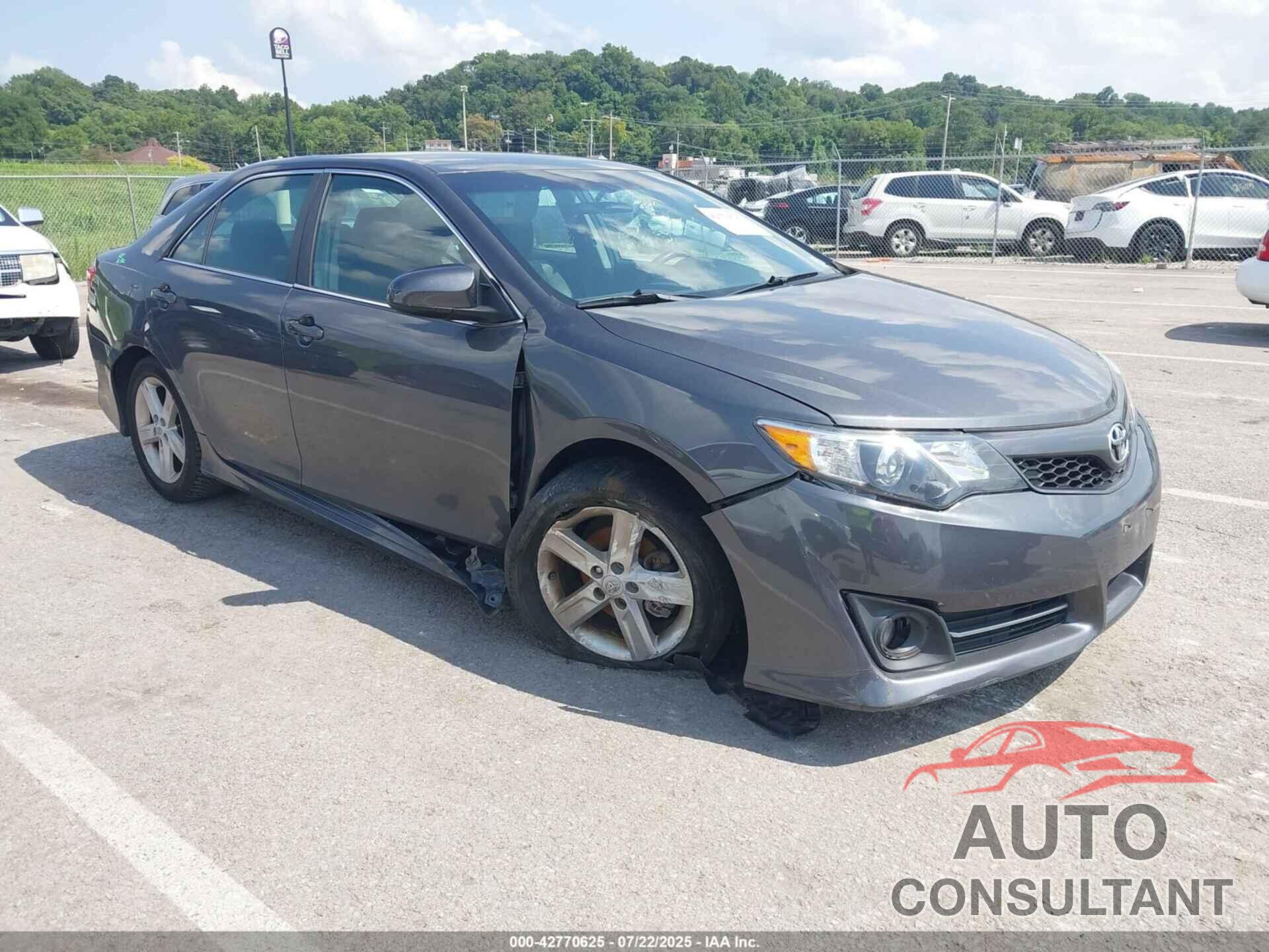 TOYOTA CAMRY 2012 - 4T1BF1FK3CU066671