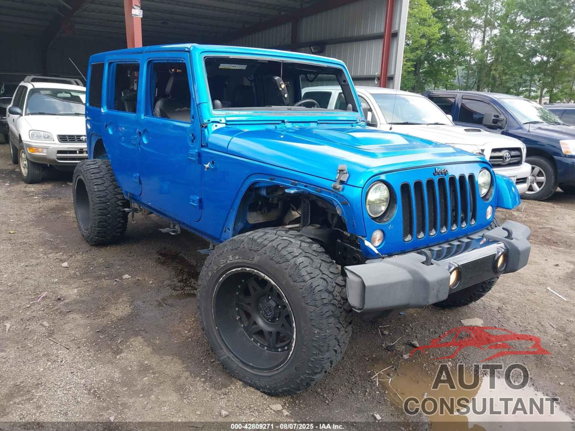 JEEP WRANGLER UNLIMITED 2014 - 1C4HJWEG9EL206951