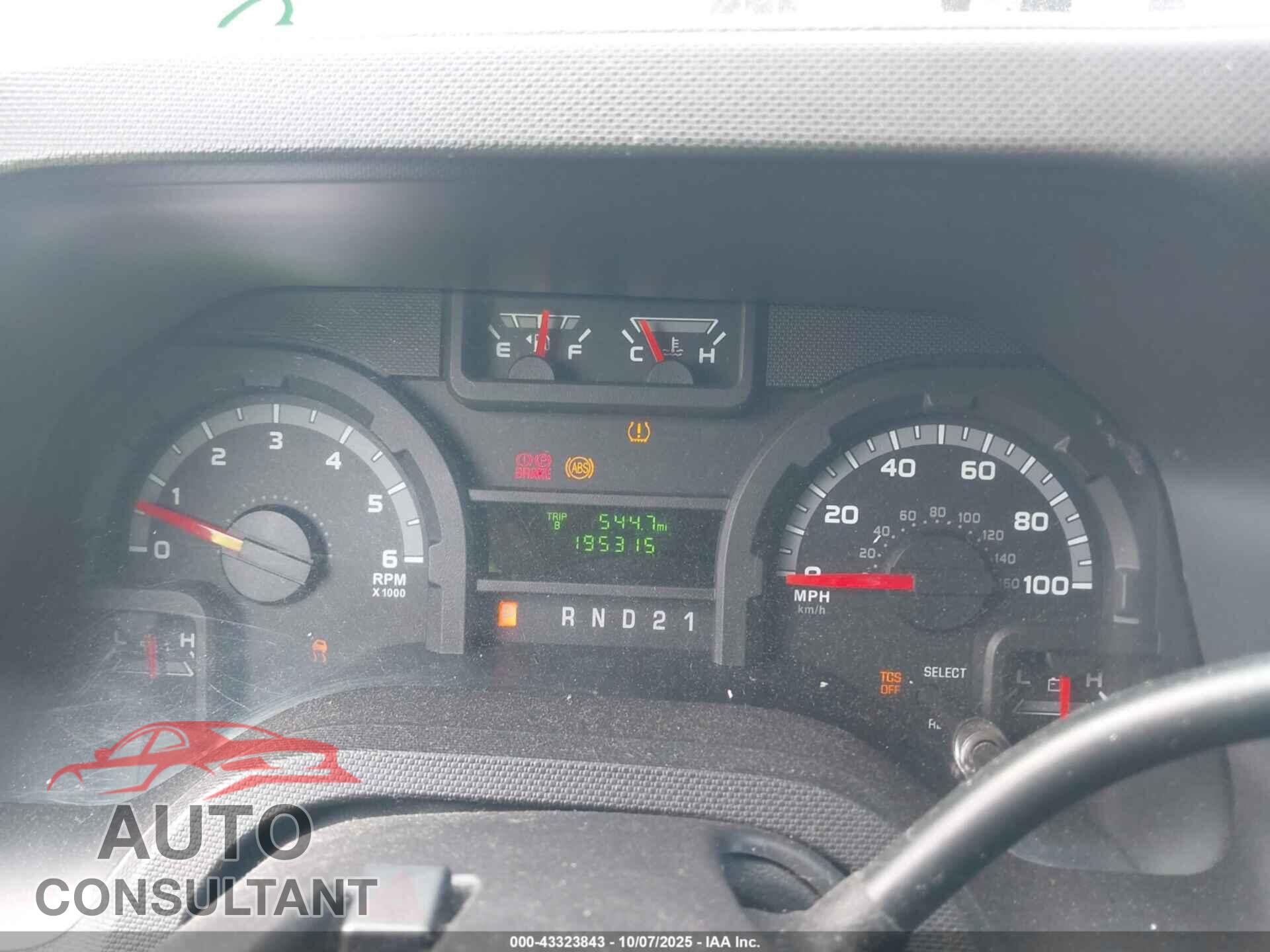 FORD E-150 2012 - 1FTNE1EW6CDB38990