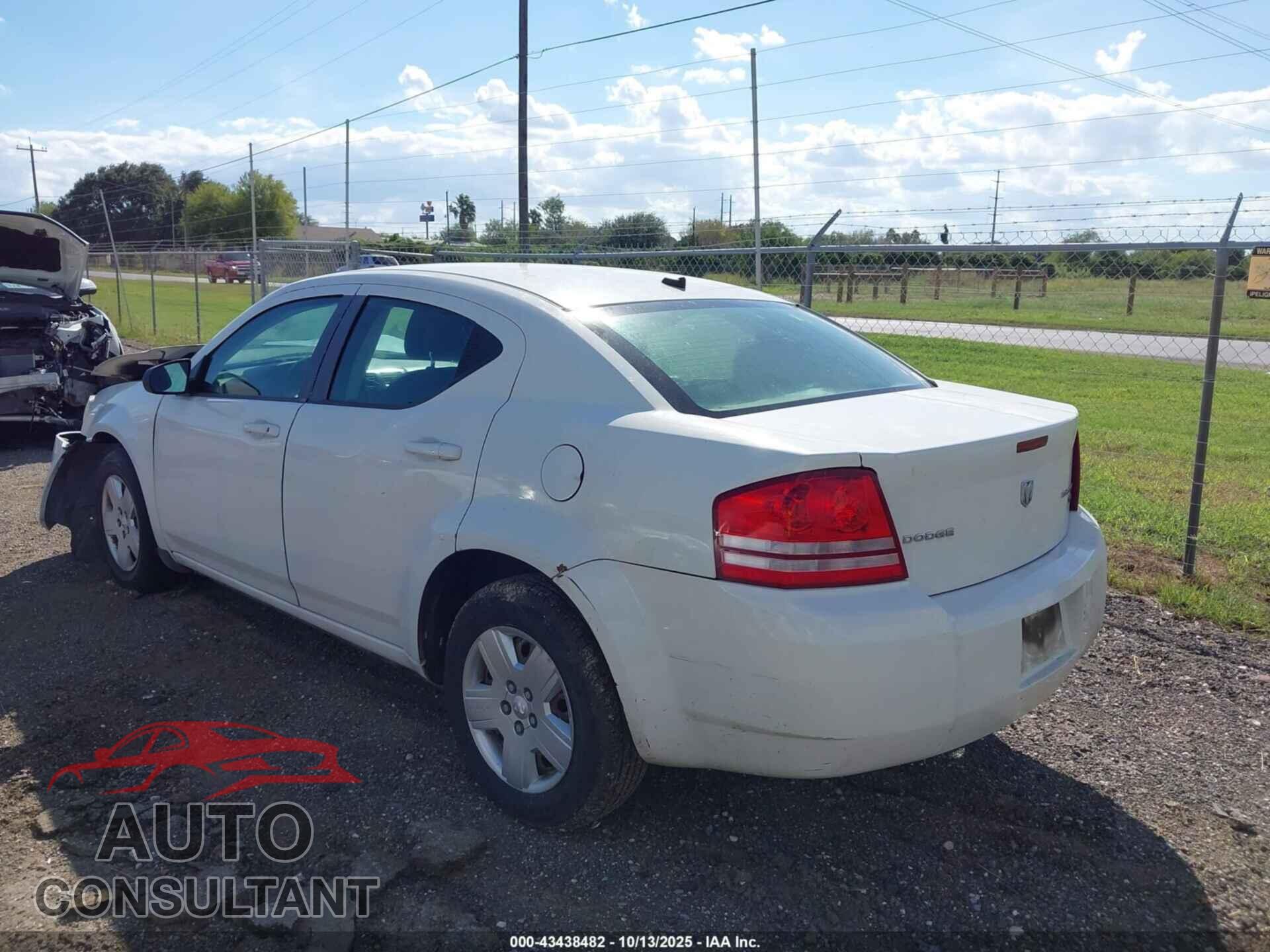 DODGE AVENGER 2010 - 1B3CC4FB8AN214583