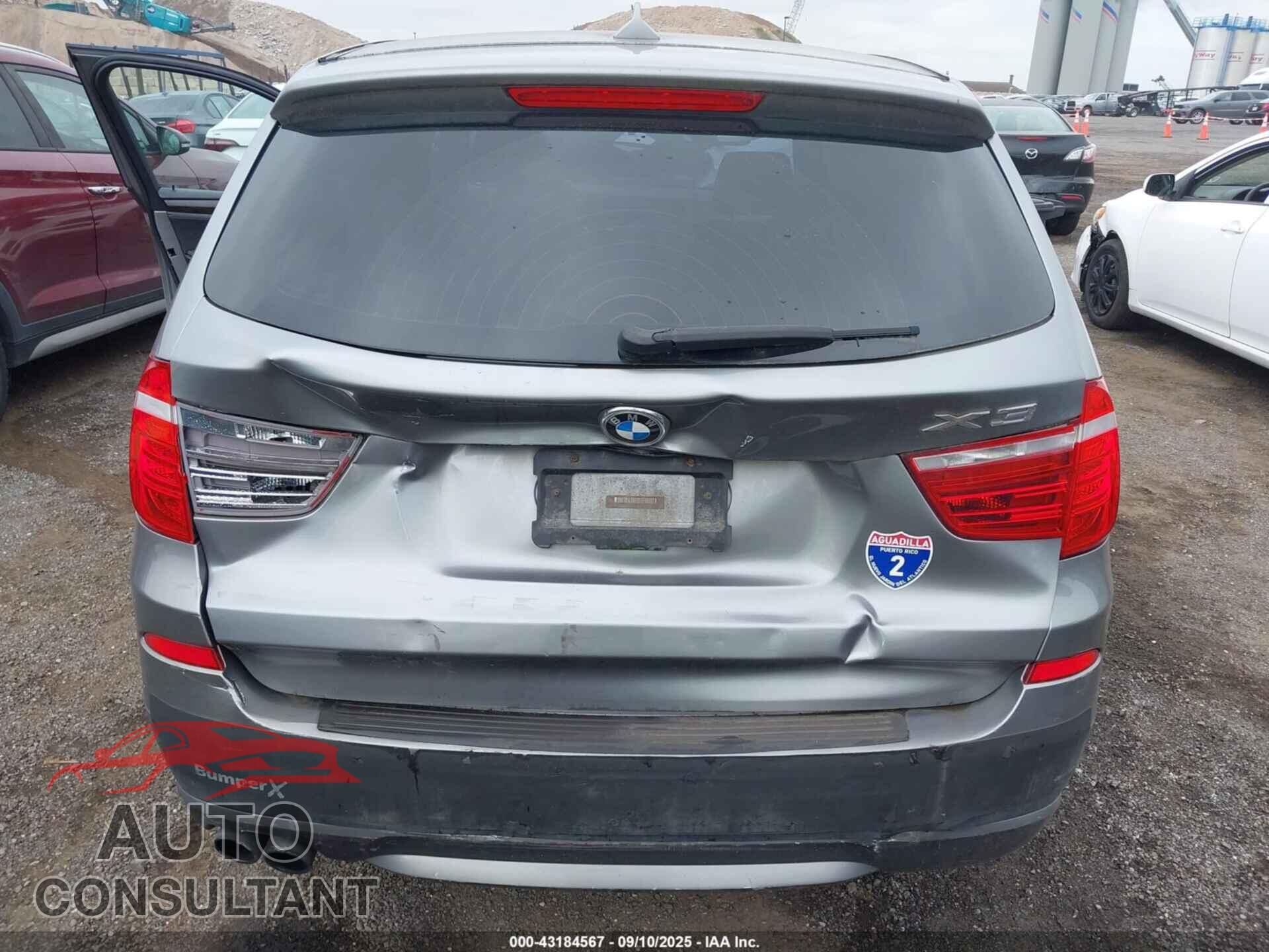 BMW X3 2013 - 5UXWX9C51D0D06892