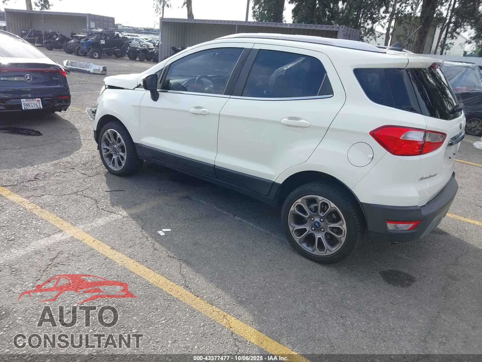 FORD ECOSPORT 2019 - MAJ6S3KL4KC307708