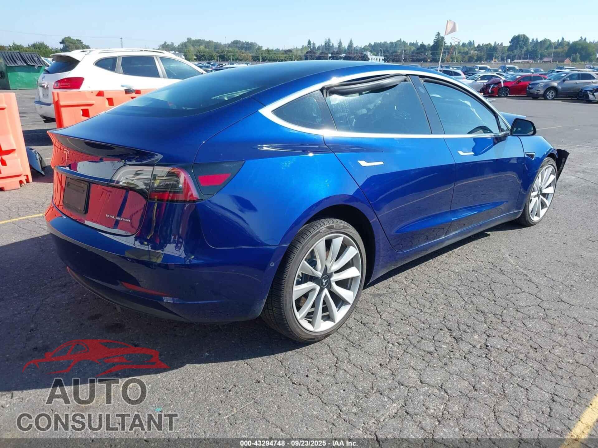 TESLA MODEL 3 2018 - 5YJ3E1EB4JF187342