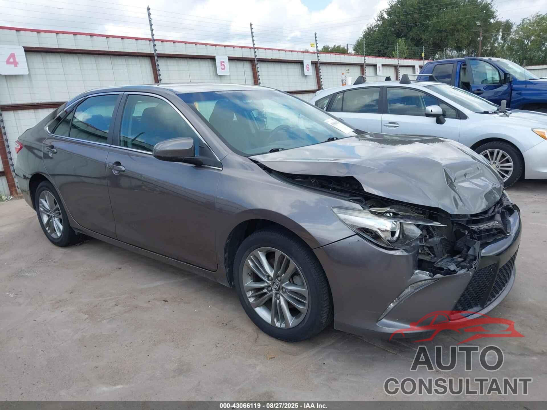 TOYOTA CAMRY 2017 - 4T1BF1FK9HU401567
