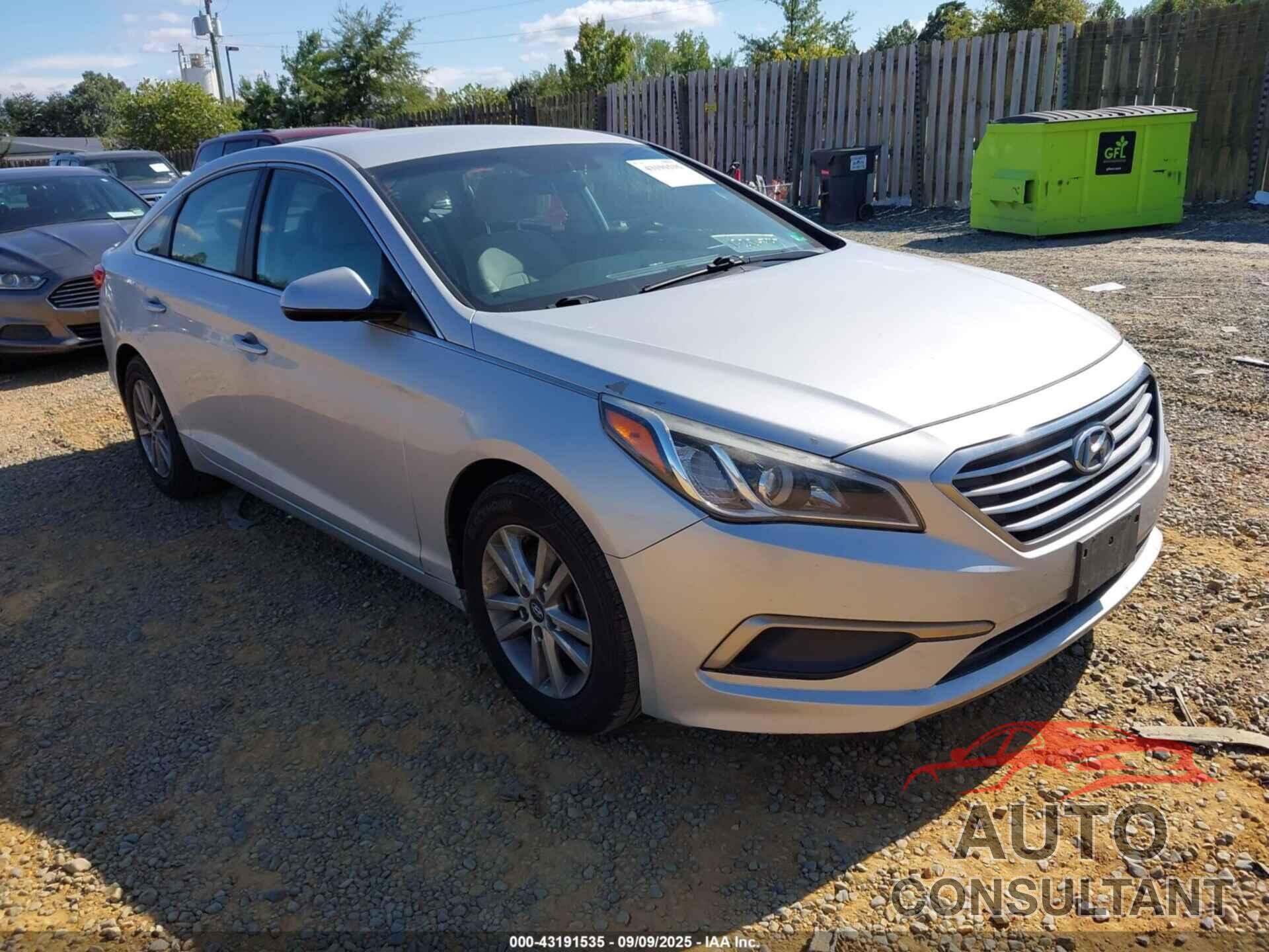 HYUNDAI SONATA 2017 - 5NPE24AF5HH517531