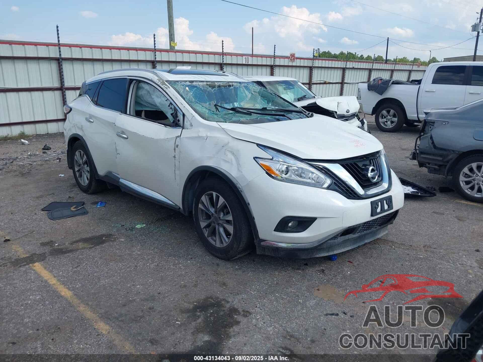 NISSAN MURANO 2017 - 5N1AZ2MG2HN175468