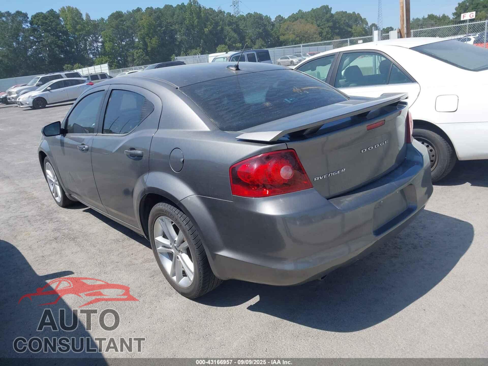 DODGE AVENGER 2013 - 1C3CDZAG1DN504863