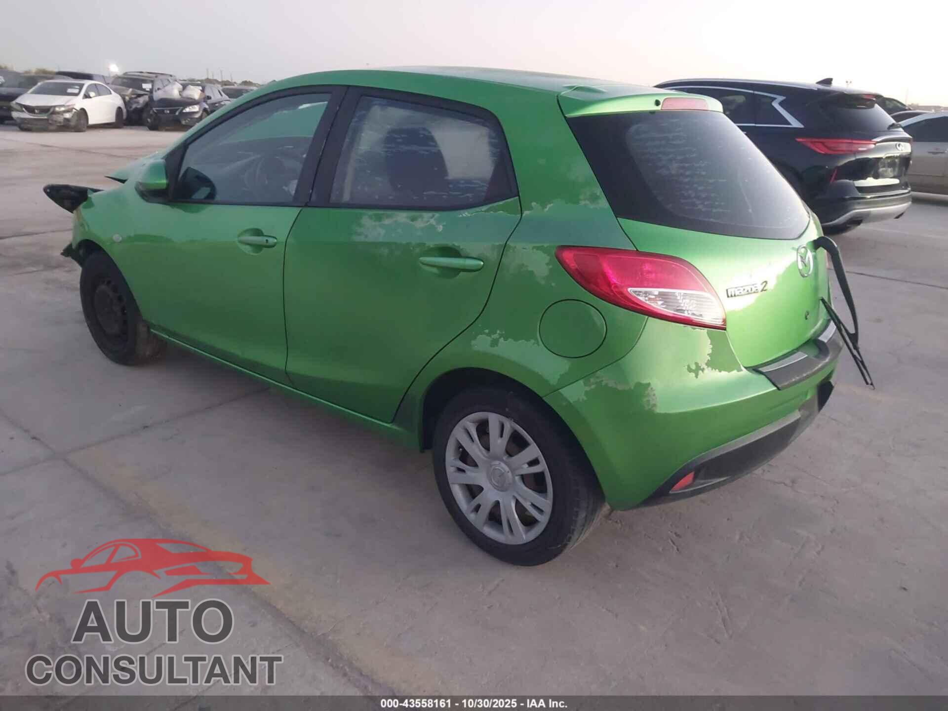 MAZDA MAZDA2 2011 - JM1DE1HY8B0109232