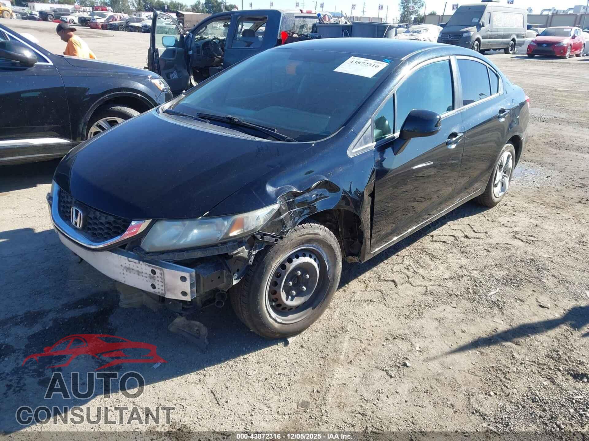 HONDA CIVIC 2013 - 19XFB2F54DE273149