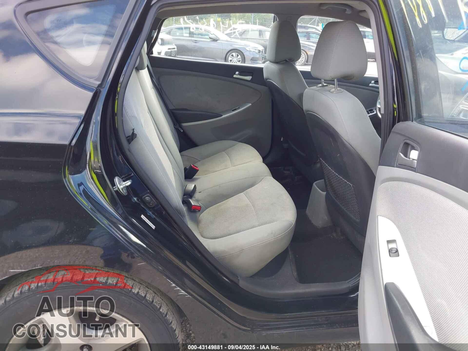 HYUNDAI ACCENT 2013 - KMHCT5AE5DU093541