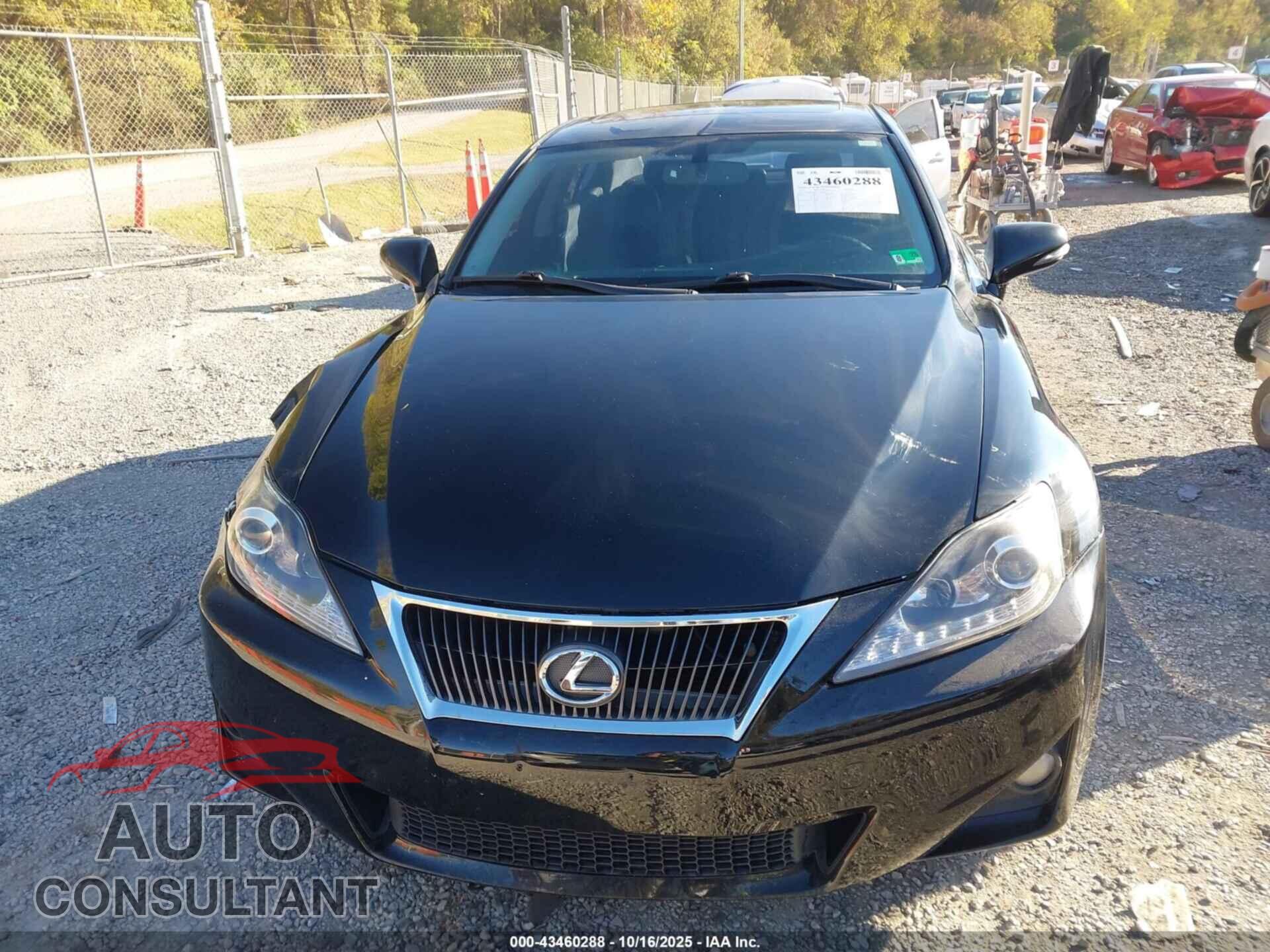 LEXUS IS 250 2012 - JTHBF5C23C5173552