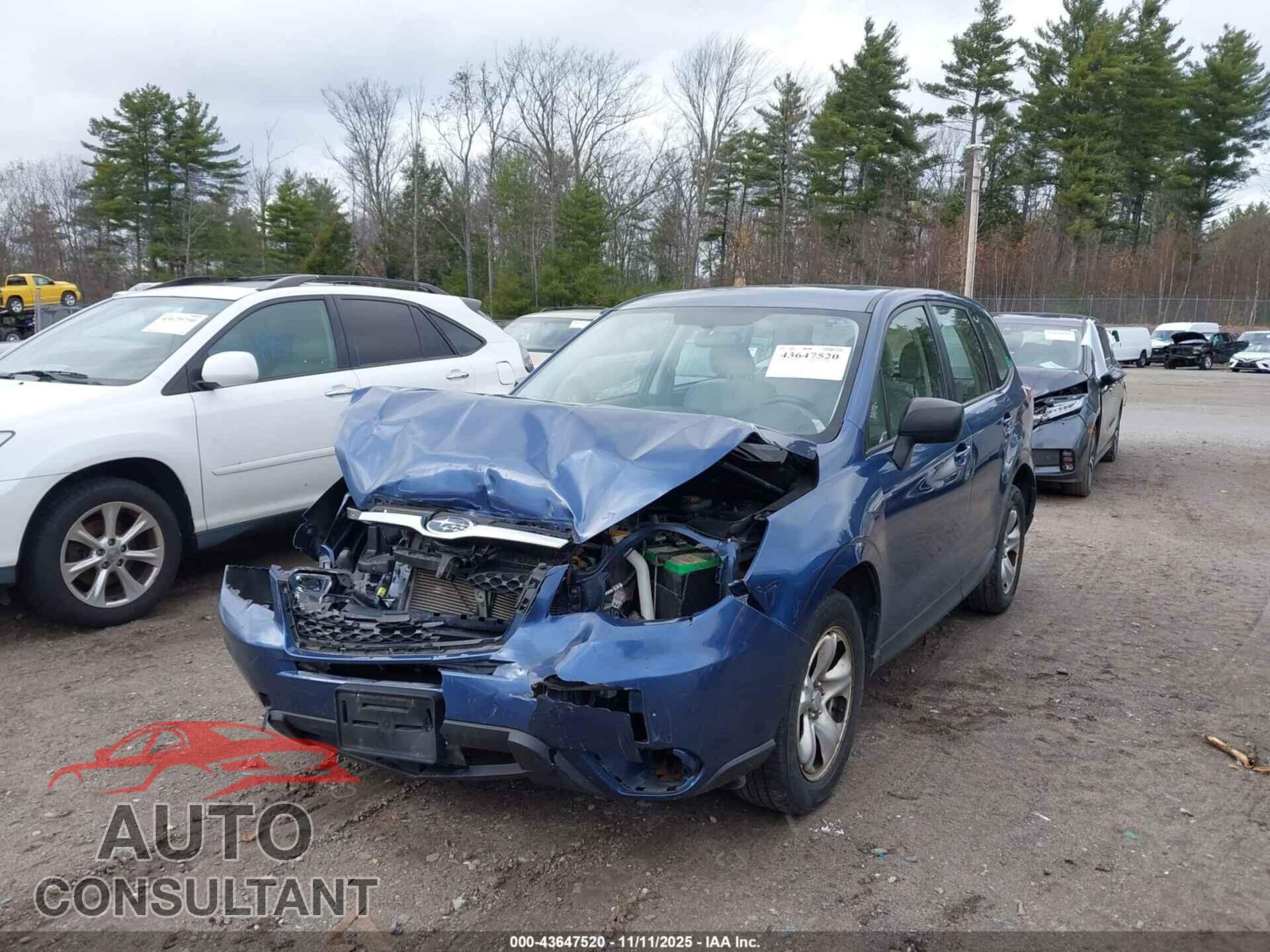 SUBARU FORESTER 2014 - JF2SJAAC1EH467510