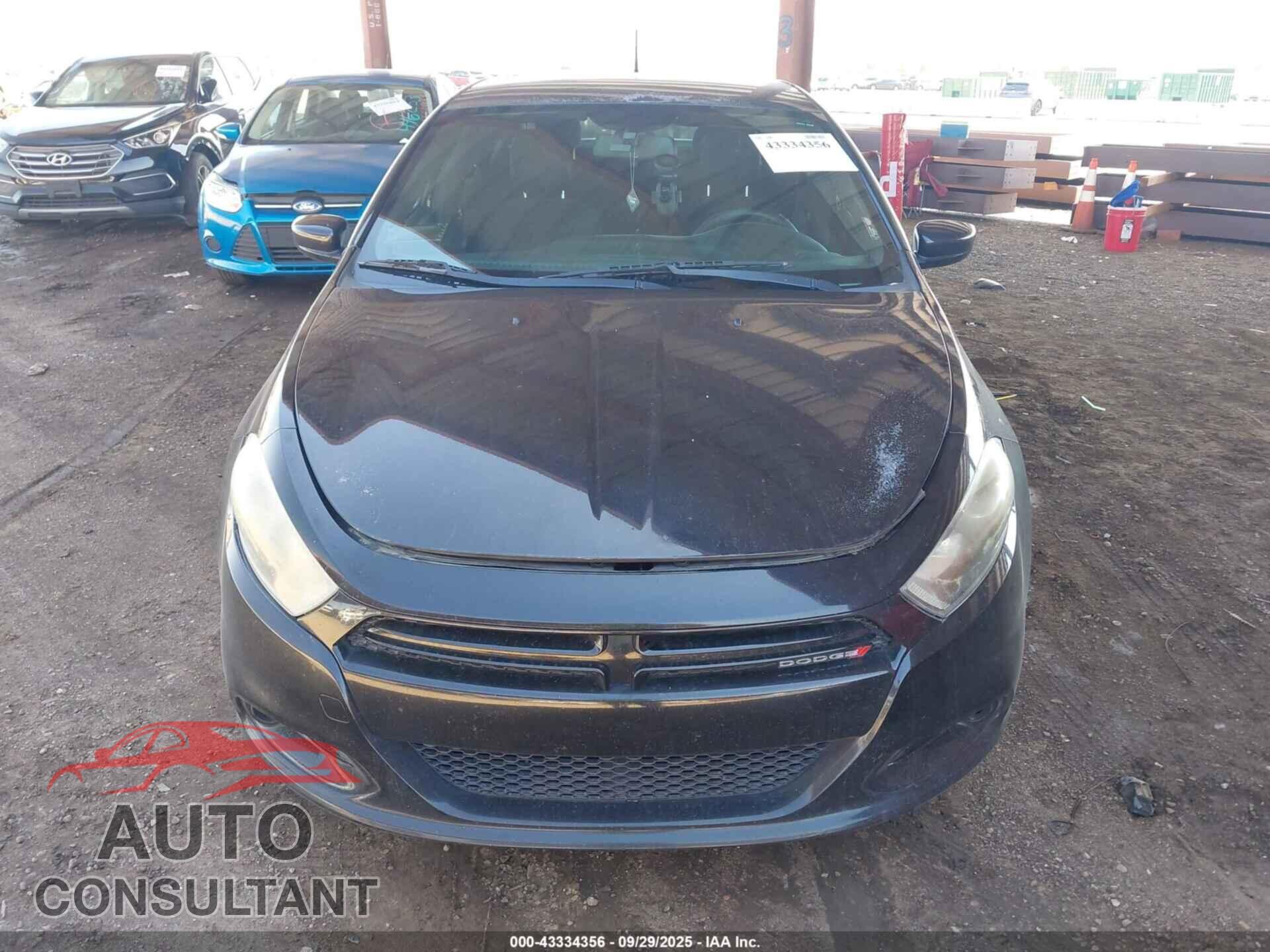 DODGE DART 2015 - 1C3CDFBB4FD435287