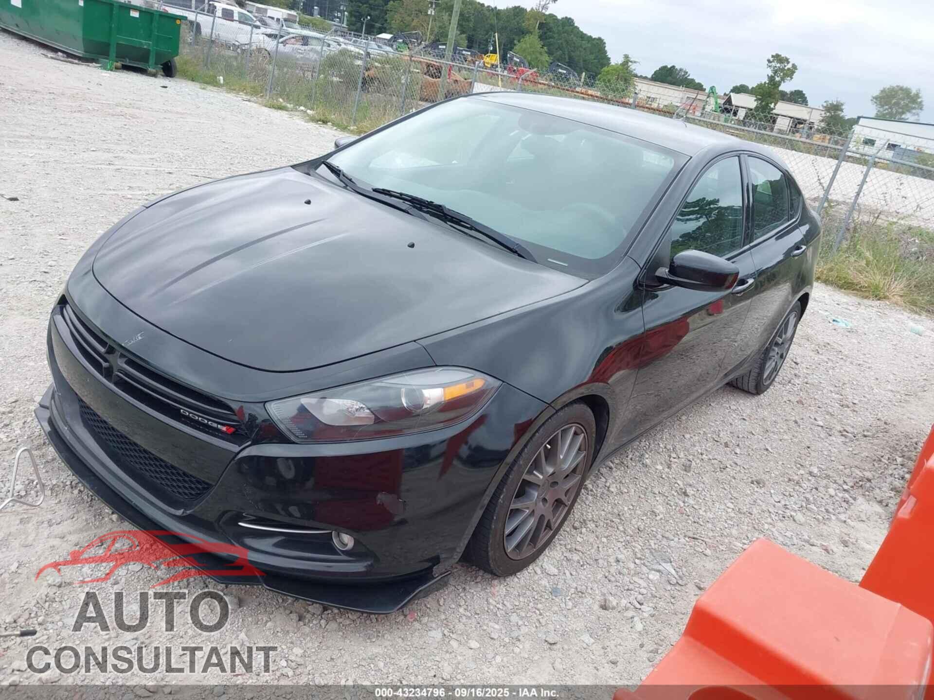 DODGE DART 2013 - 1C3CDFBA3DD289646