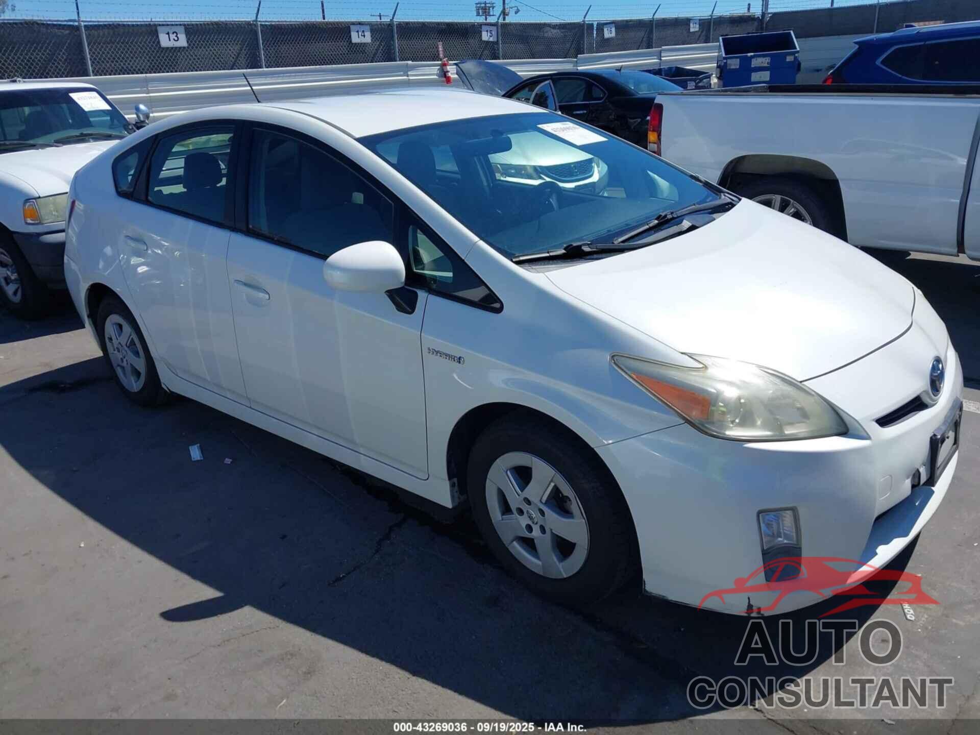 TOYOTA PRIUS 2011 - JTDKN3DU5B1383424