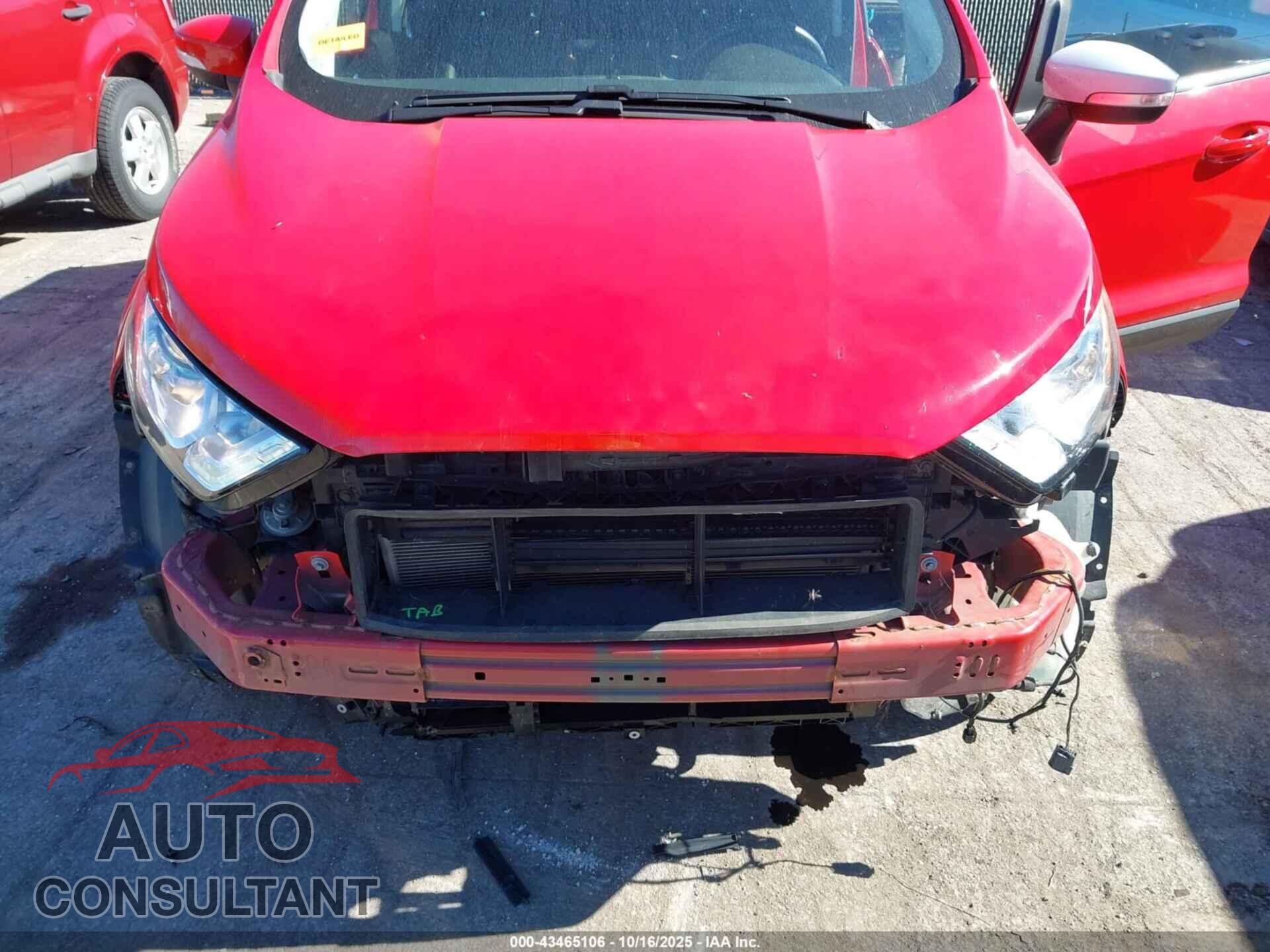 FORD ECOSPORT 2021 - MAJ6S3KLXMC425412