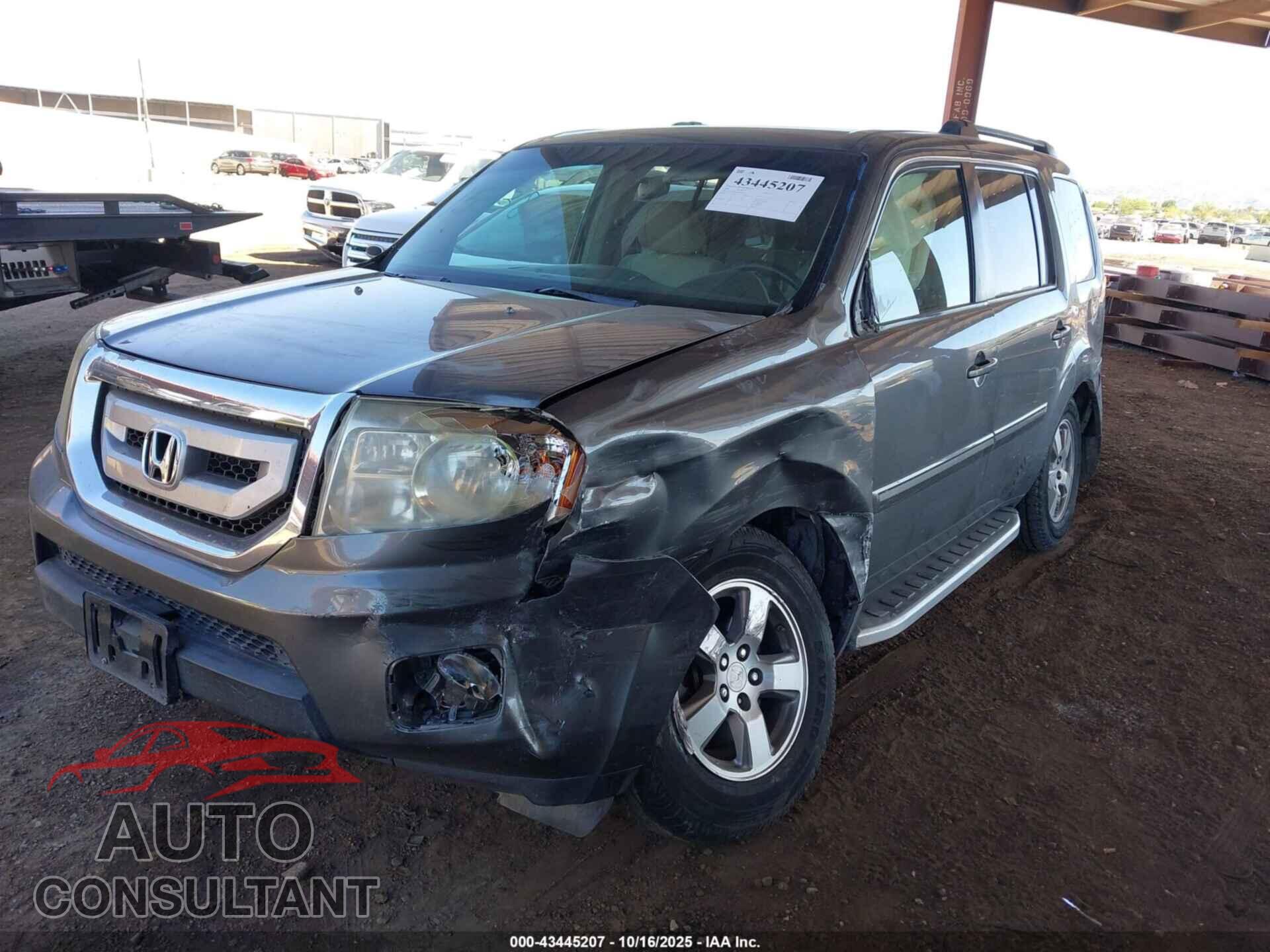 HONDA PILOT 2009 - 5FNYF48439B003456
