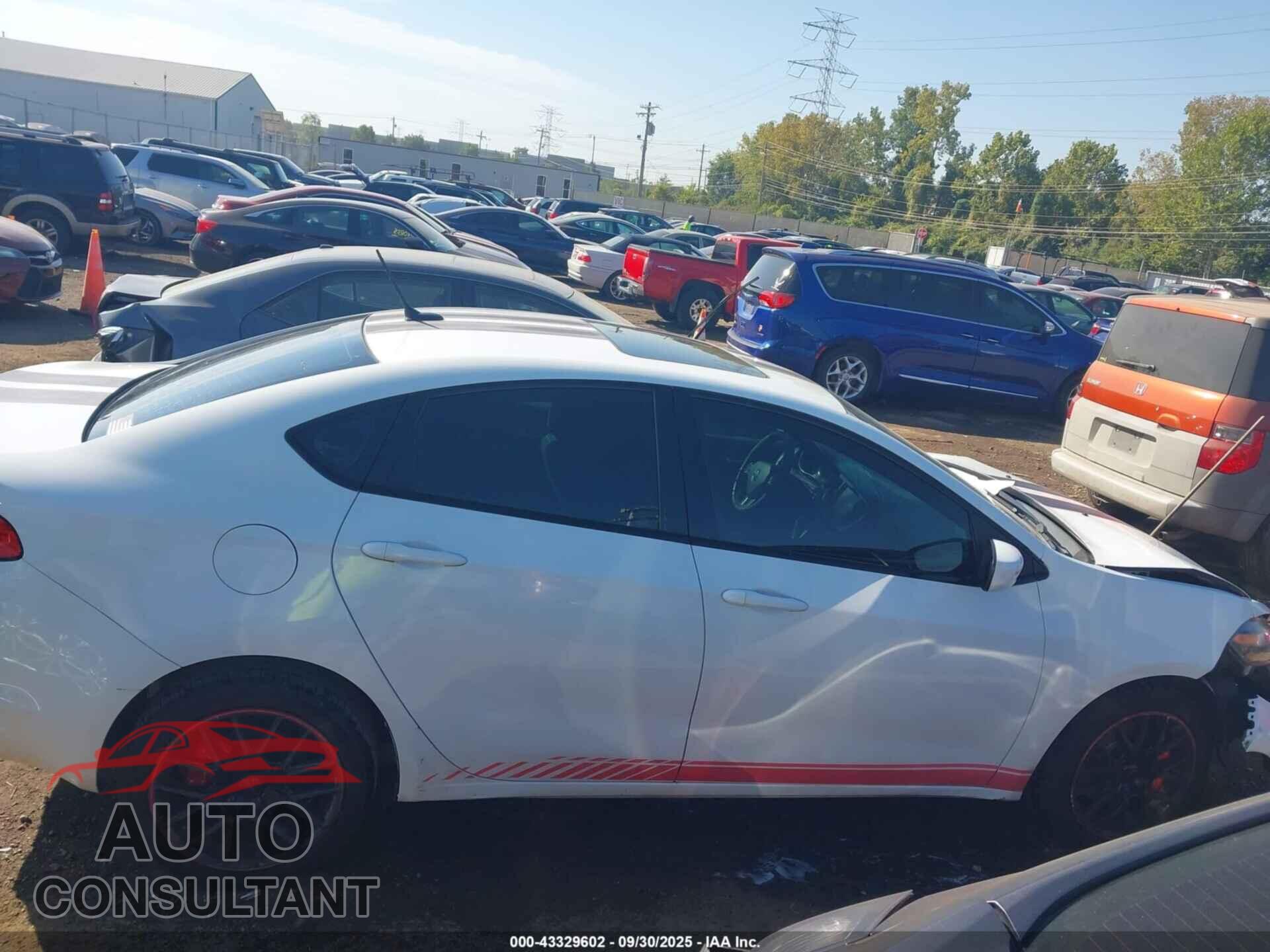 DODGE DART 2013 - 1C3CDFBA7DD199111