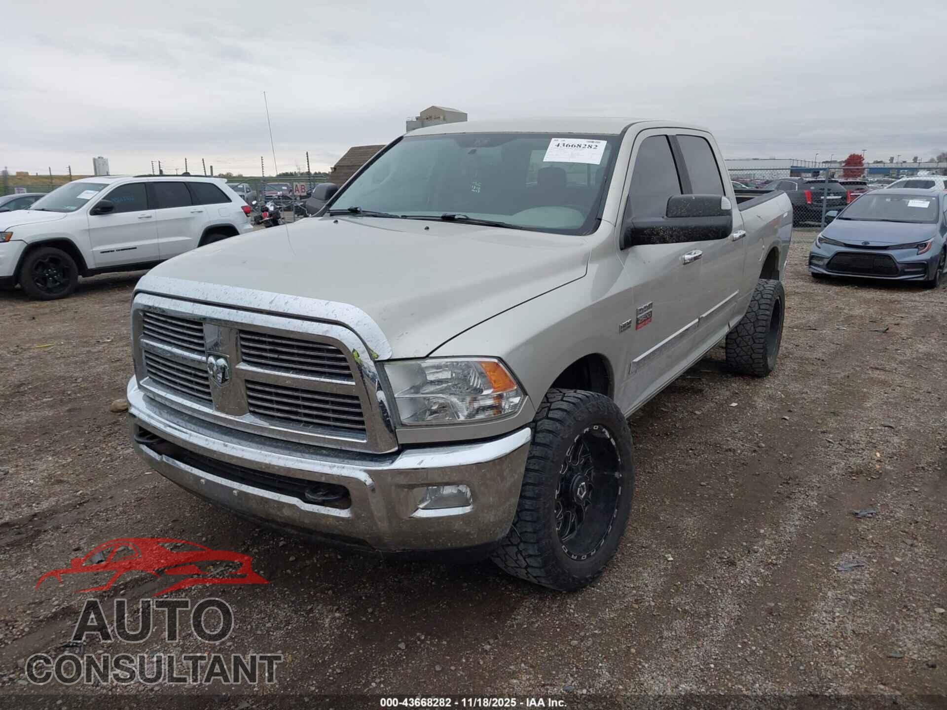 DODGE RAM 2500 2010 - 3D7TT2CTXAG180256
