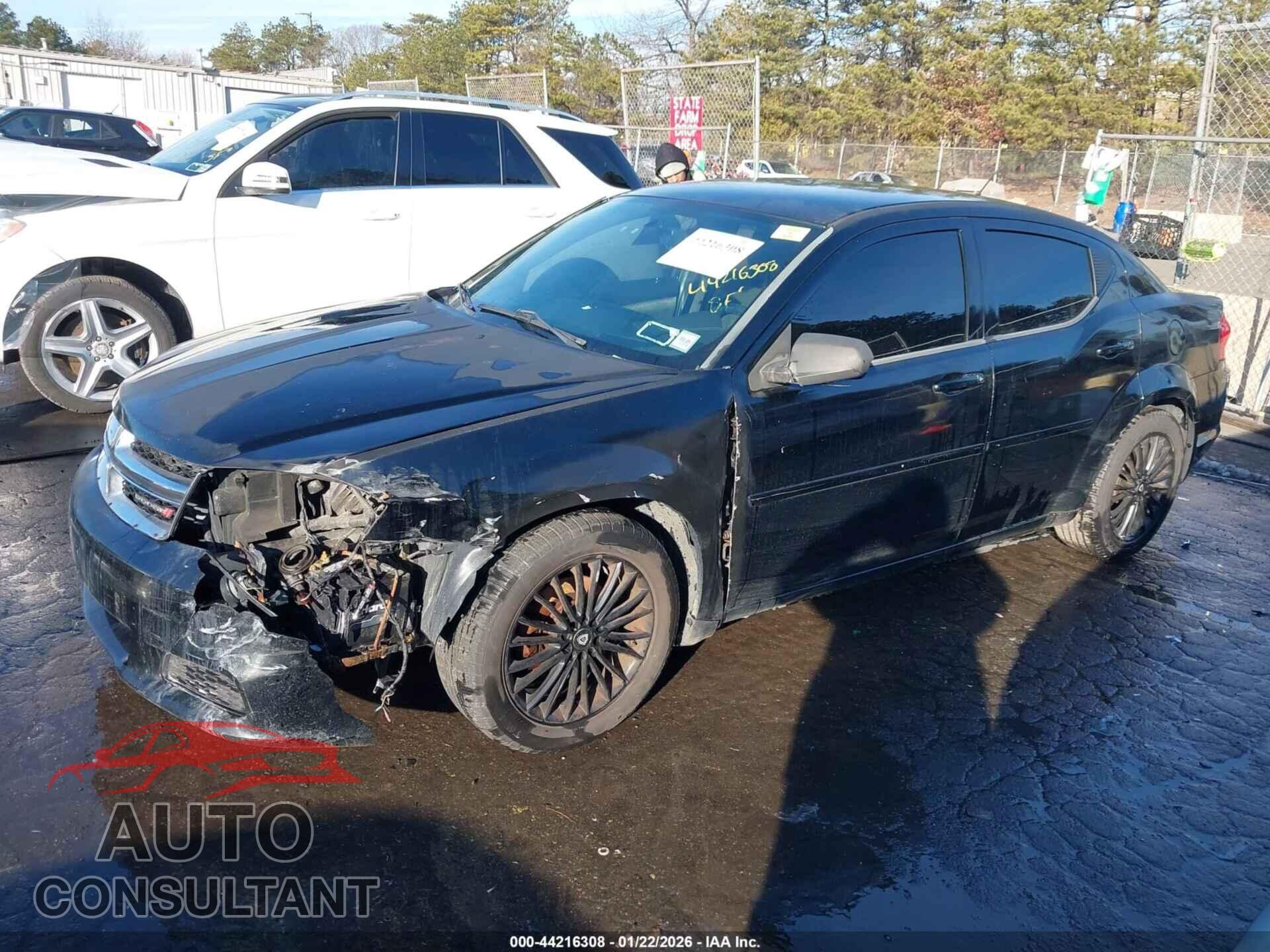 DODGE AVENGER 2013 - 1C3CDZAB2DN589376