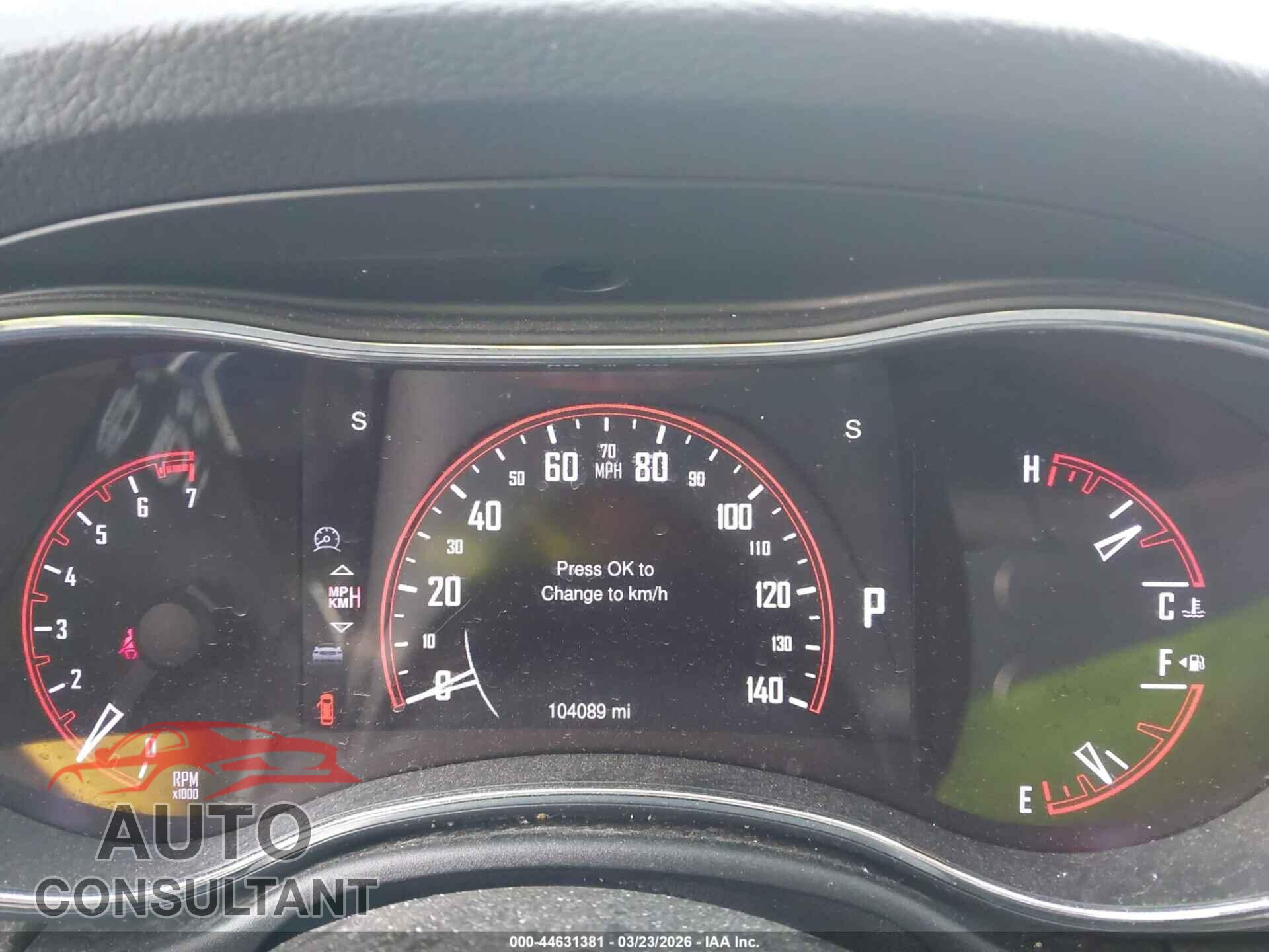 DODGE DURANGO 2015 - 1C4RDHAG9FC945994