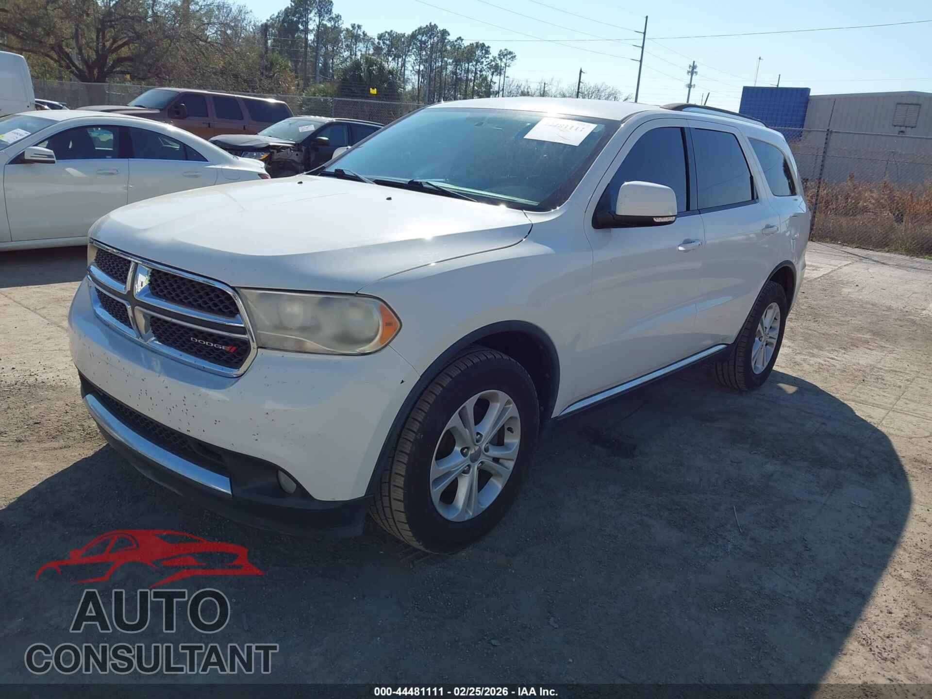 DODGE DURANGO 2012 - 1C4RDHDG6CC308391