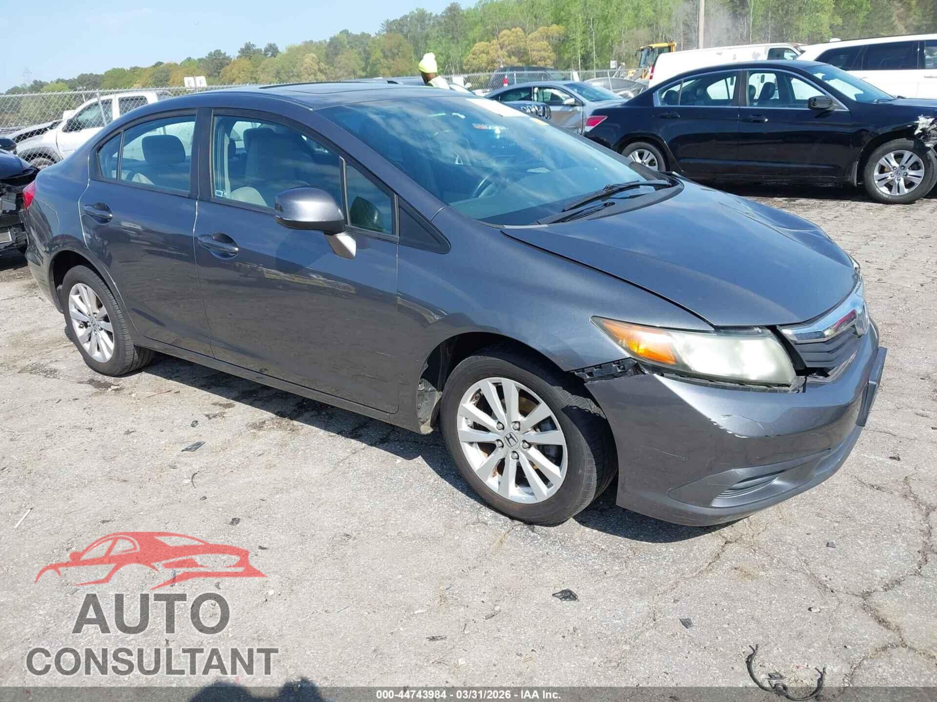HONDA CIVIC 2012 - 19XFB2F94CE300058