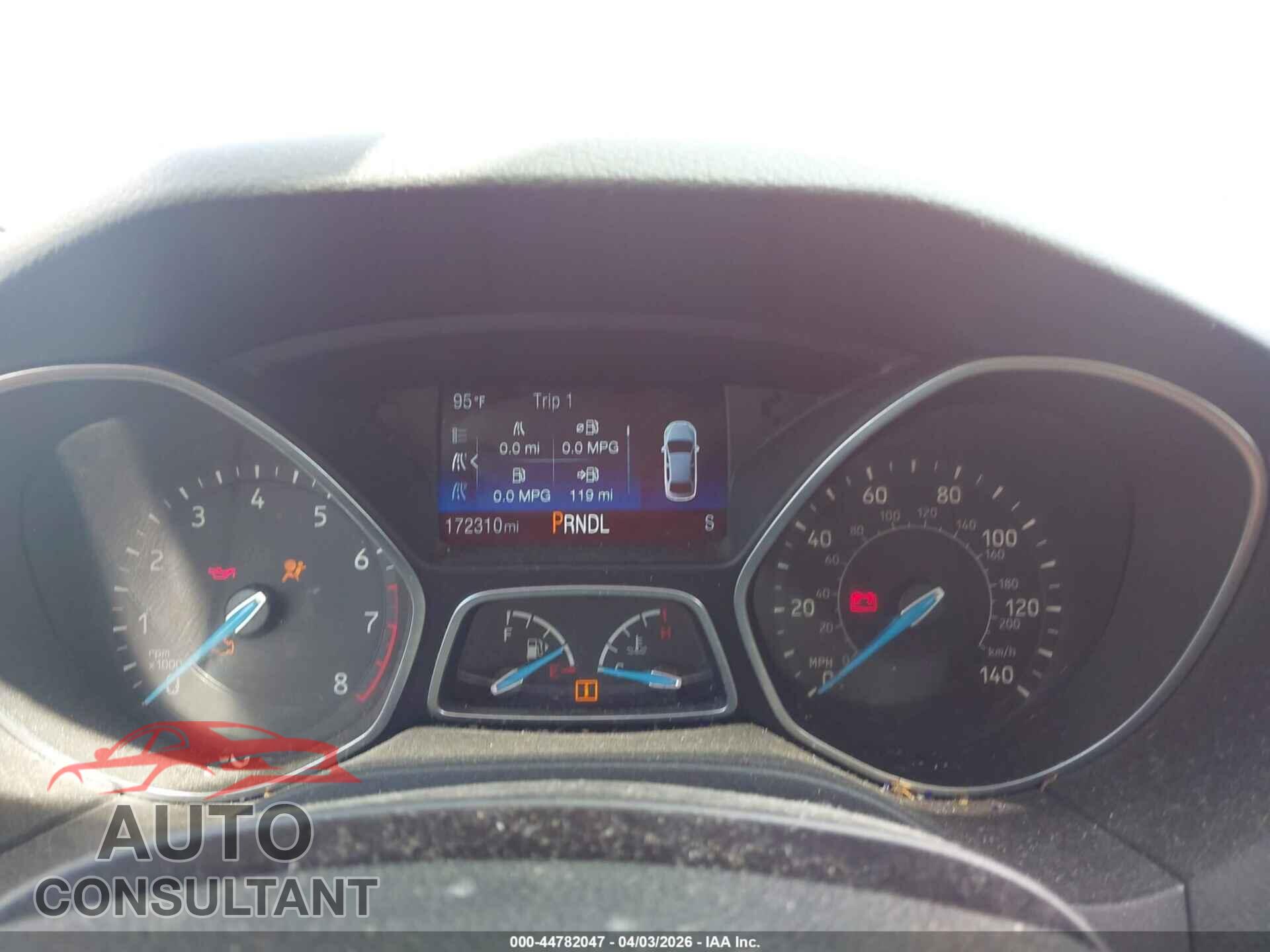 FORD FOCUS 2017 - 1FADP3F24HL256505