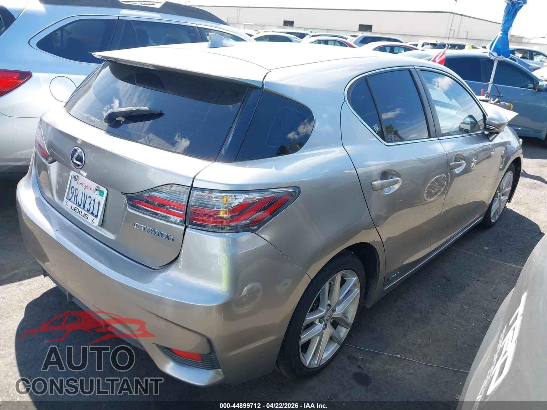 LEXUS CT 2017 - JTHKD5BH2H2285540