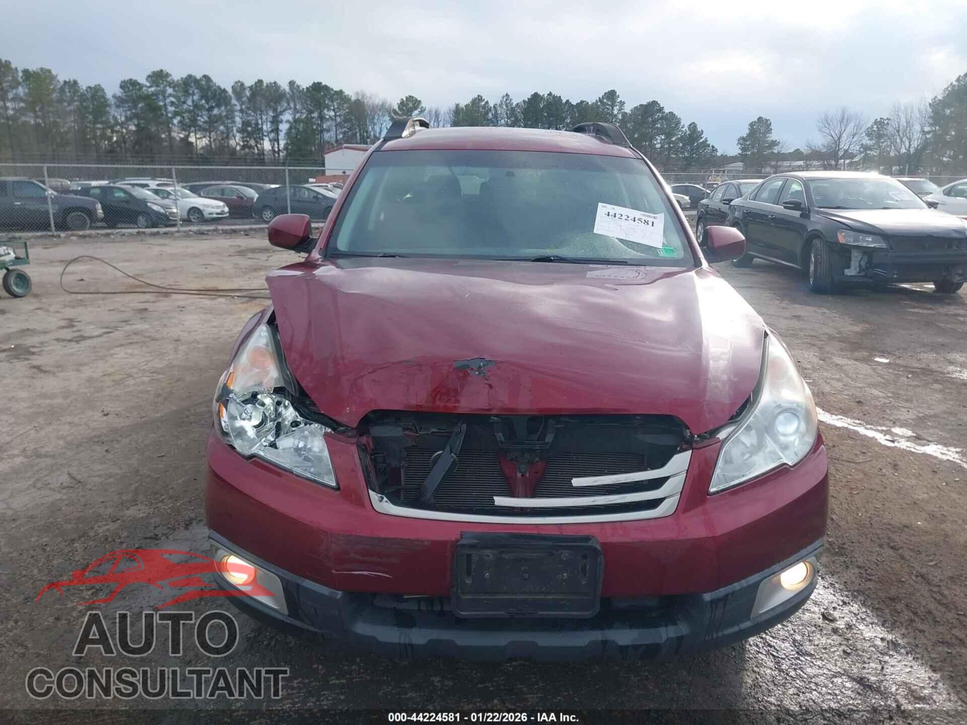 SUBARU OUTBACK 2012 - 4S4BRBBC9C3247324