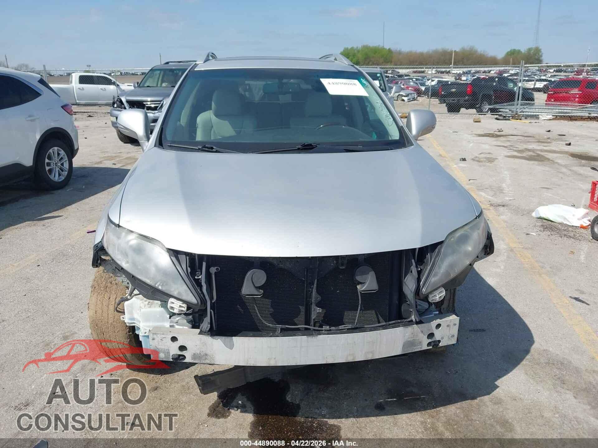 LEXUS RX 350 2010 - 2T2BK1BA0AC080367