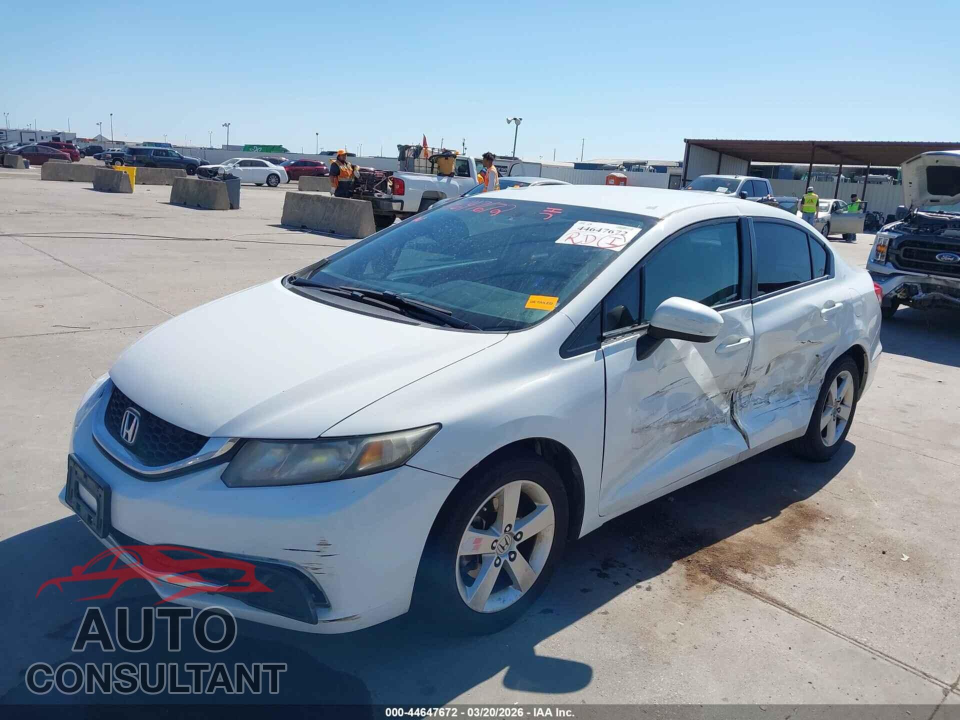HONDA CIVIC 2014 - 19XFB2F5XEE032956