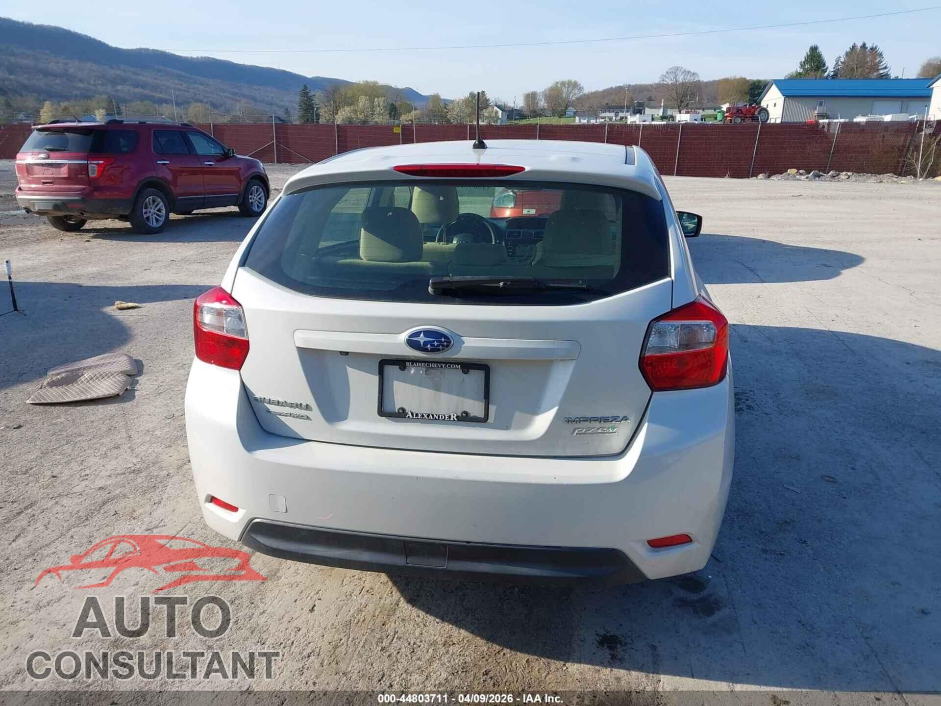 SUBARU IMPREZA 2015 - JF1GPAC63FH257234