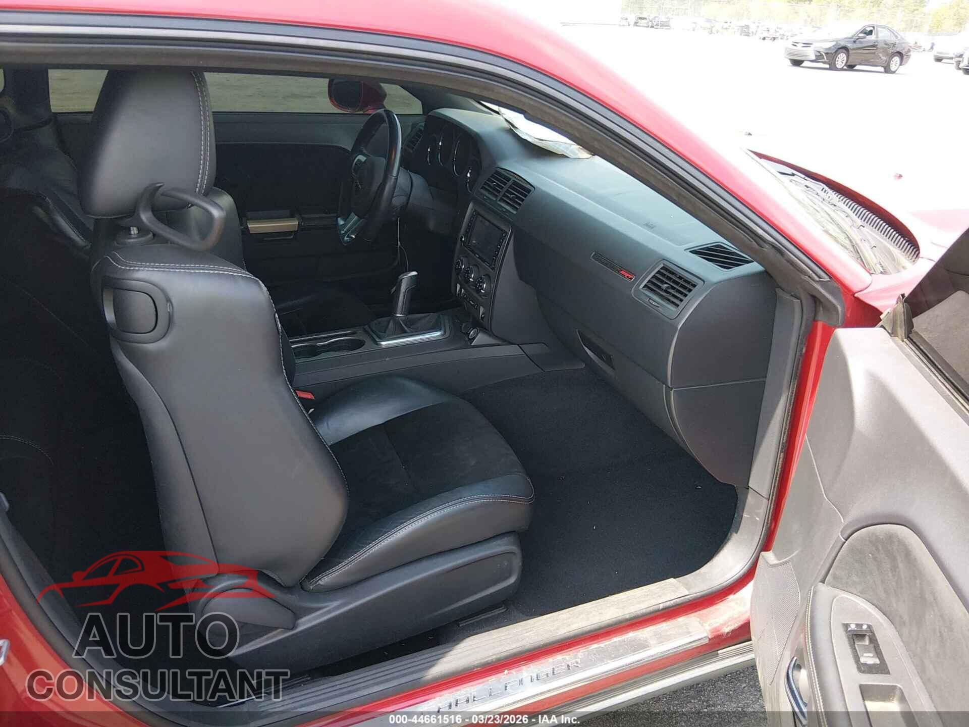 DODGE CHALLENGER 2012 - 2C3CDYCJ3CH161063