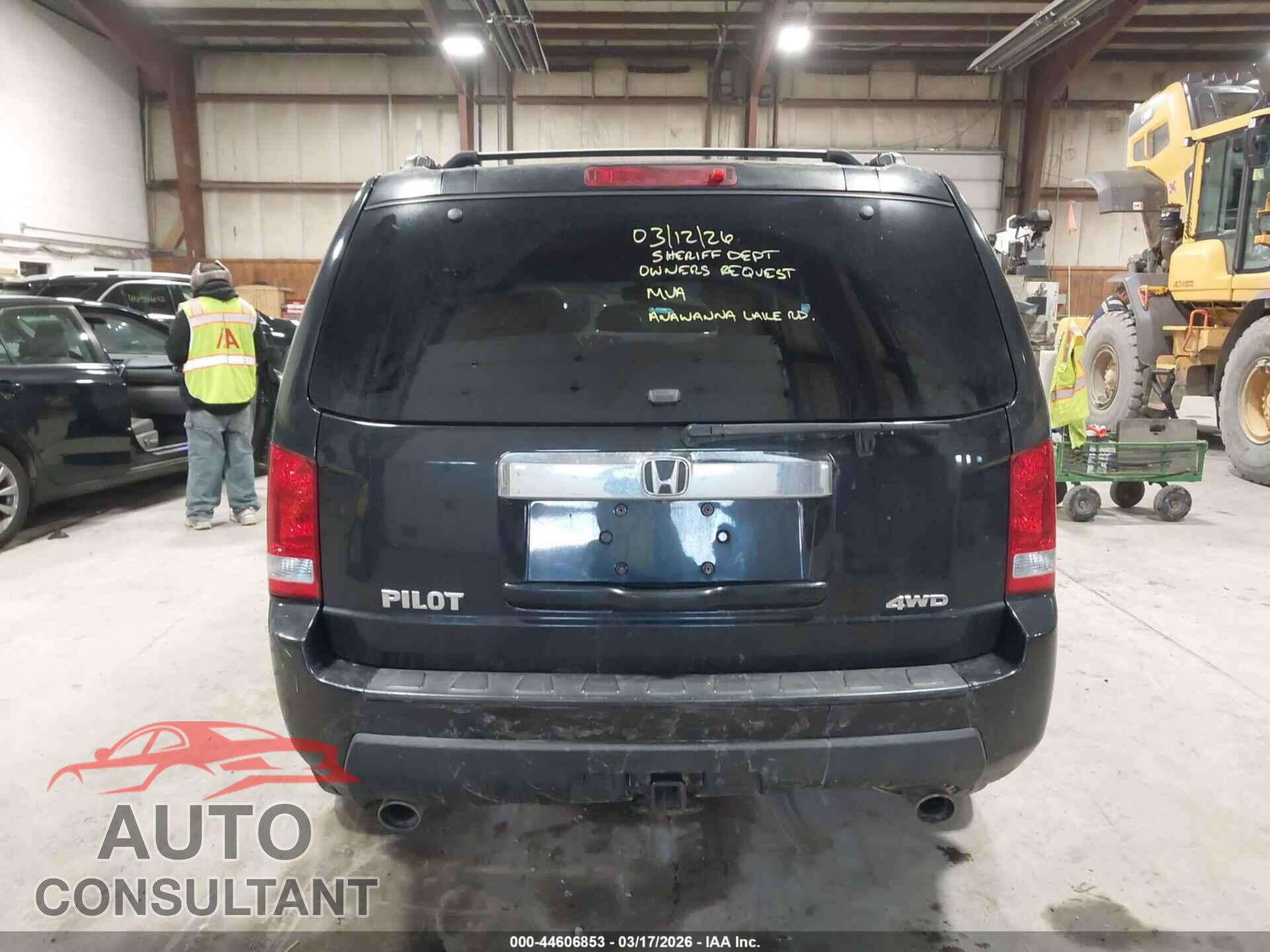 HONDA PILOT 2010 - 5FNYF4H53AB006970