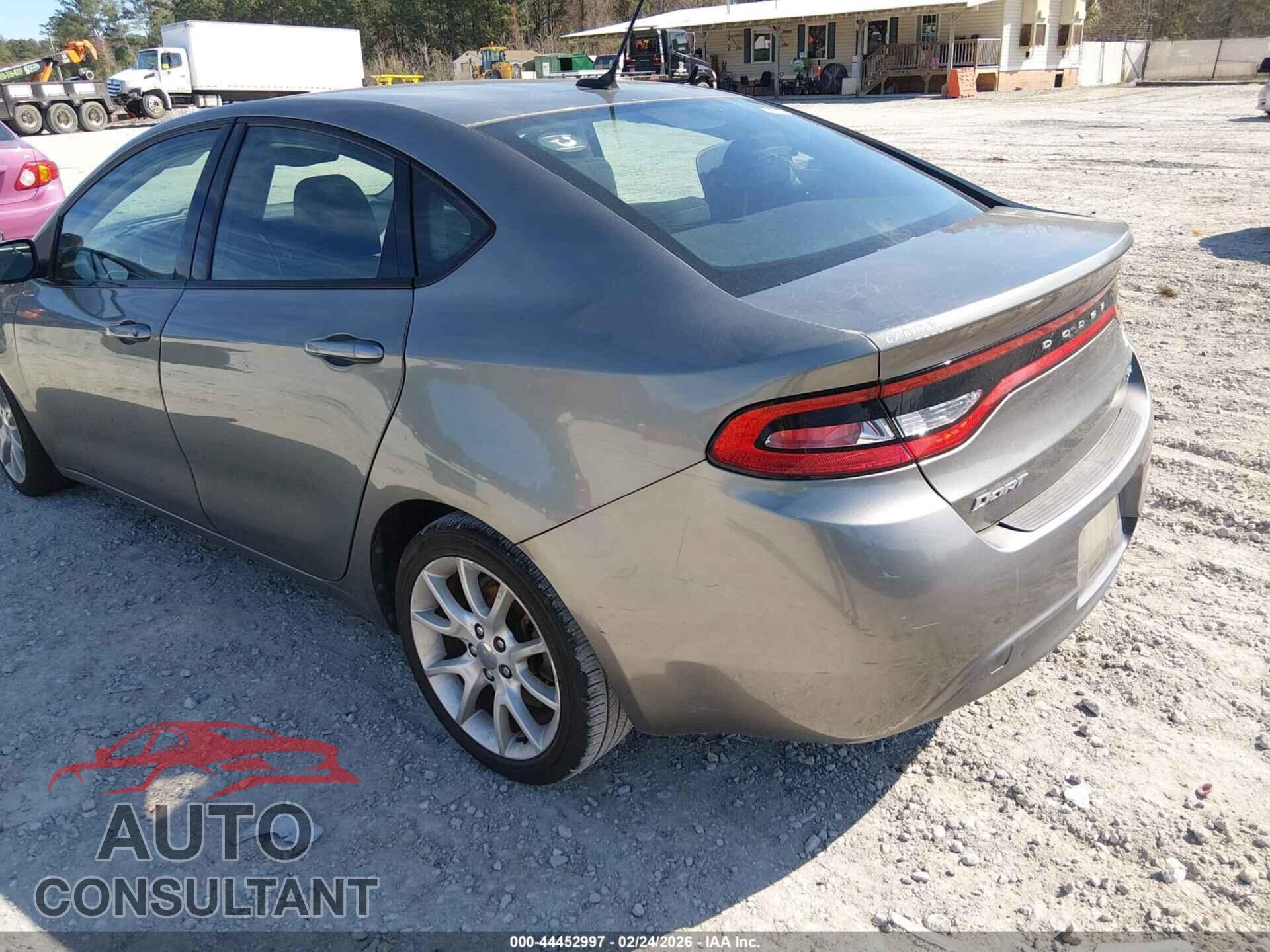 DODGE DART 2013 - 1C3CDFBA9DD178499
