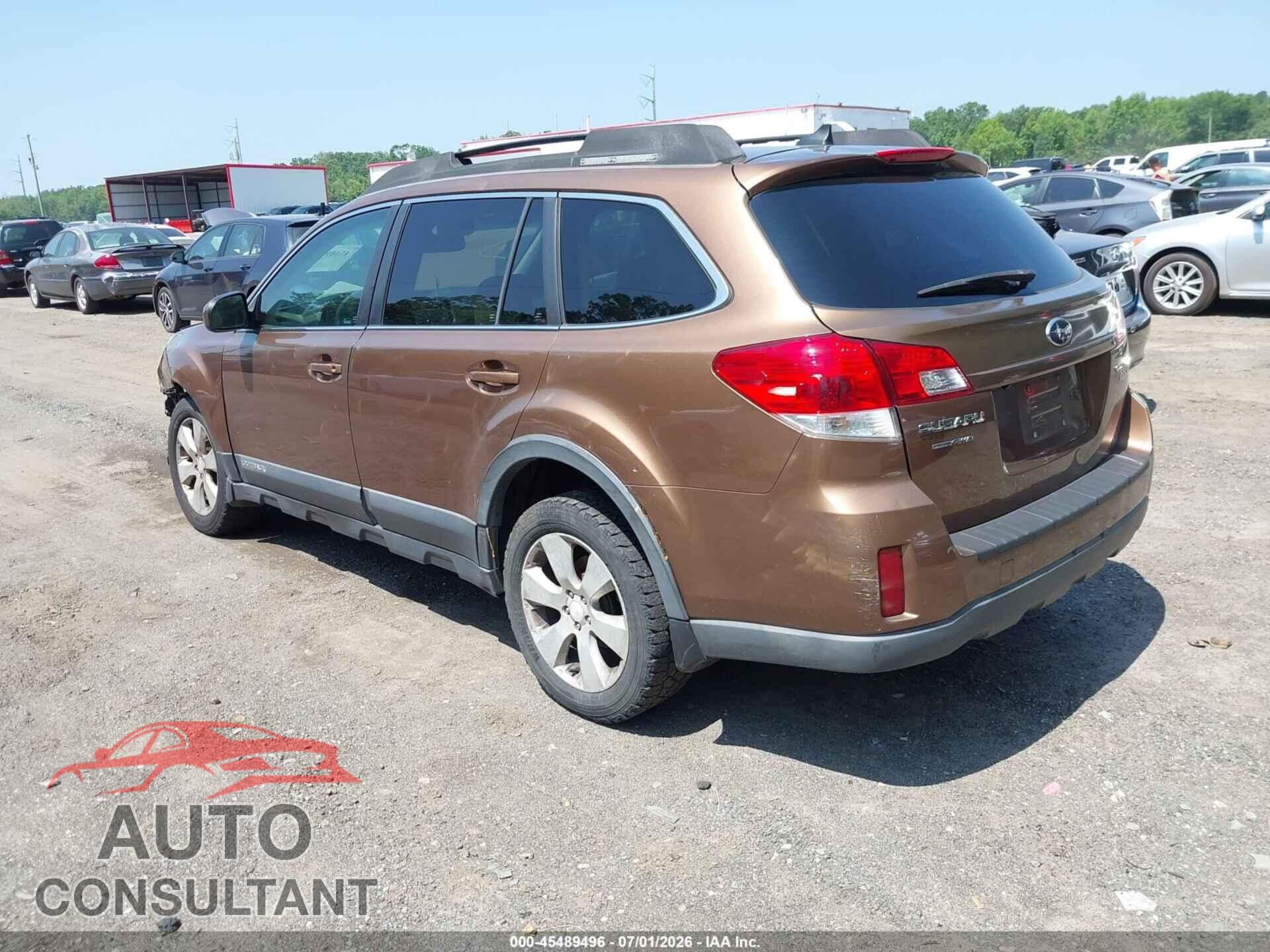 SUBARU OUTBACK 2011 - 4S4BRBKC8B3315210
