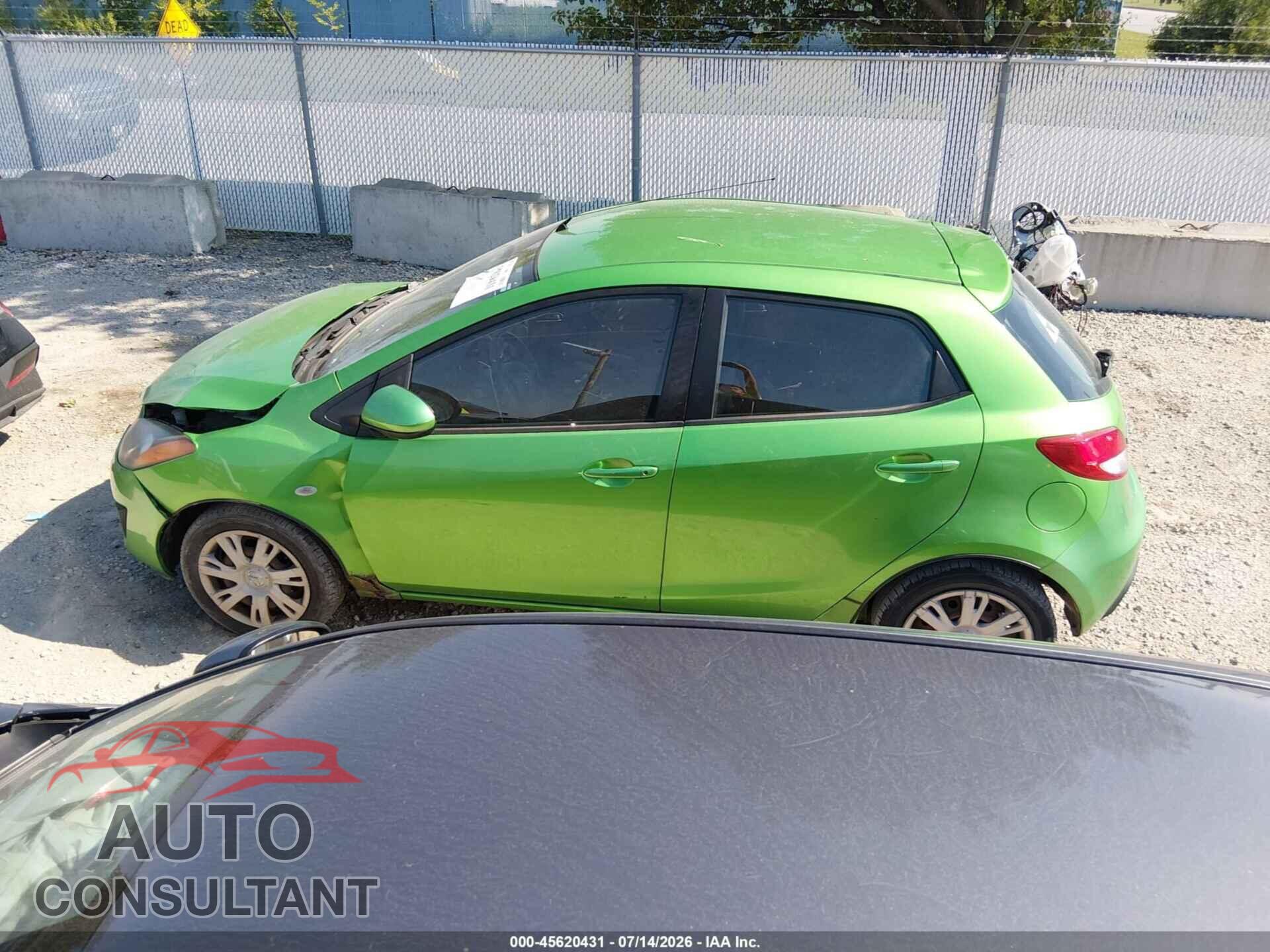 MAZDA MAZDA2 2012 - JM1DE1KY5C0146247