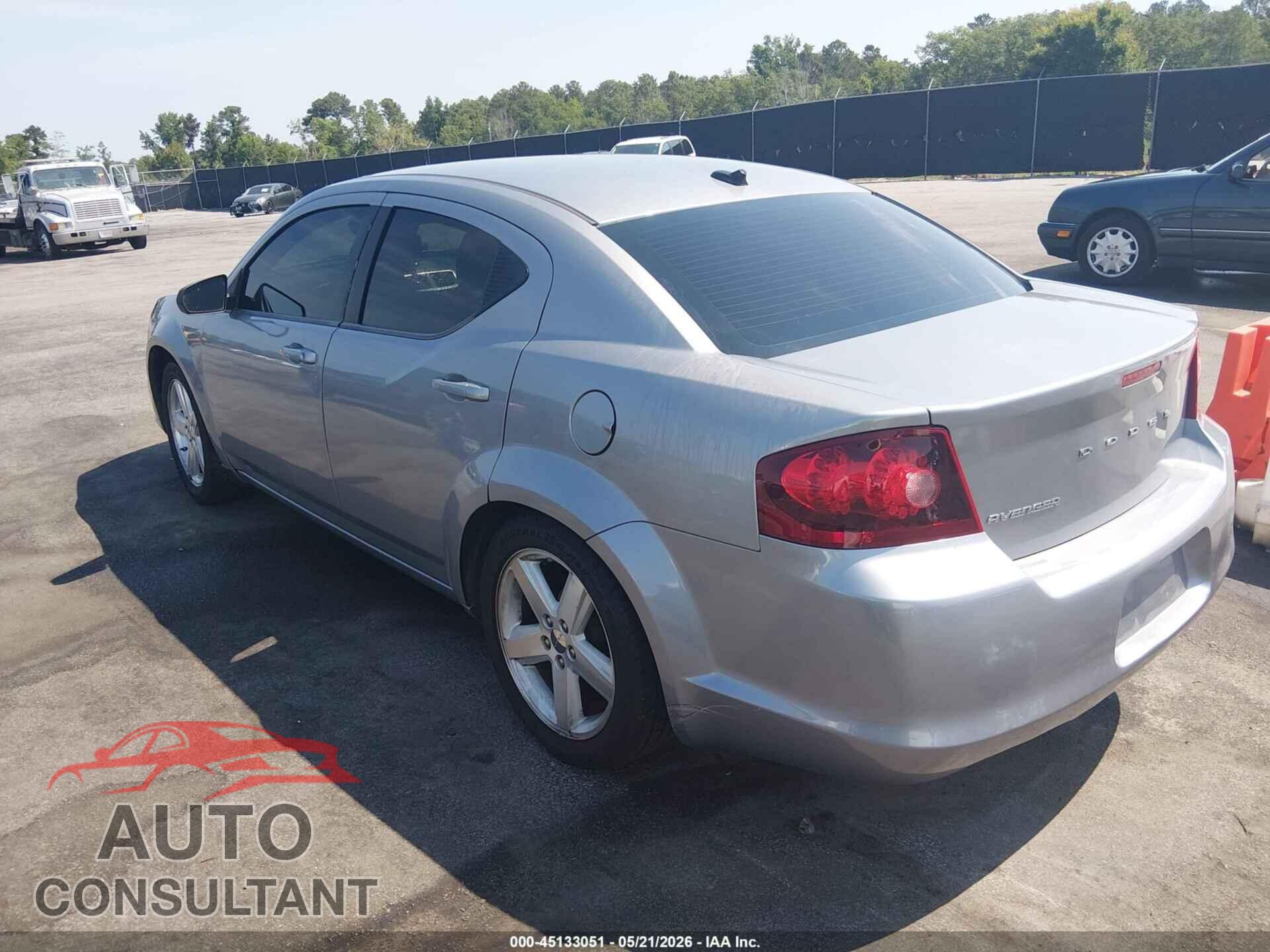 DODGE AVENGER 2013 - 1C3CDZAB2DN643792