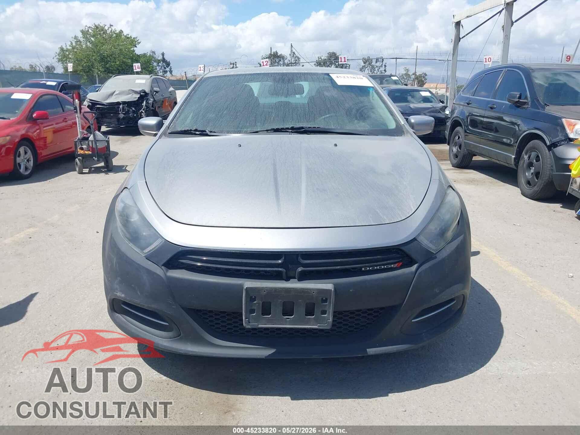DODGE DART 2016 - 1C3CDFBB1GD538376