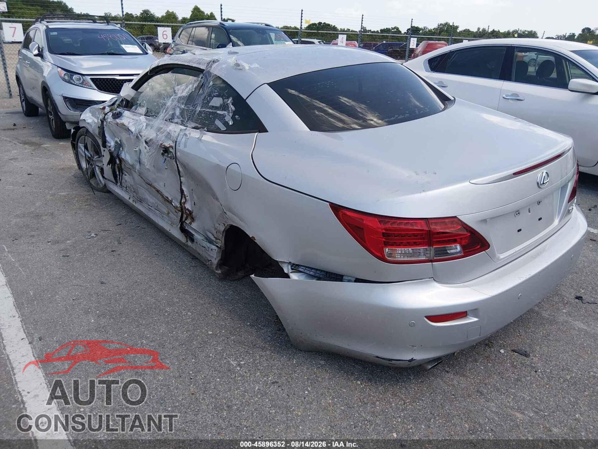 LEXUS IS 250C 2012 - JTHFF2C23C2526051