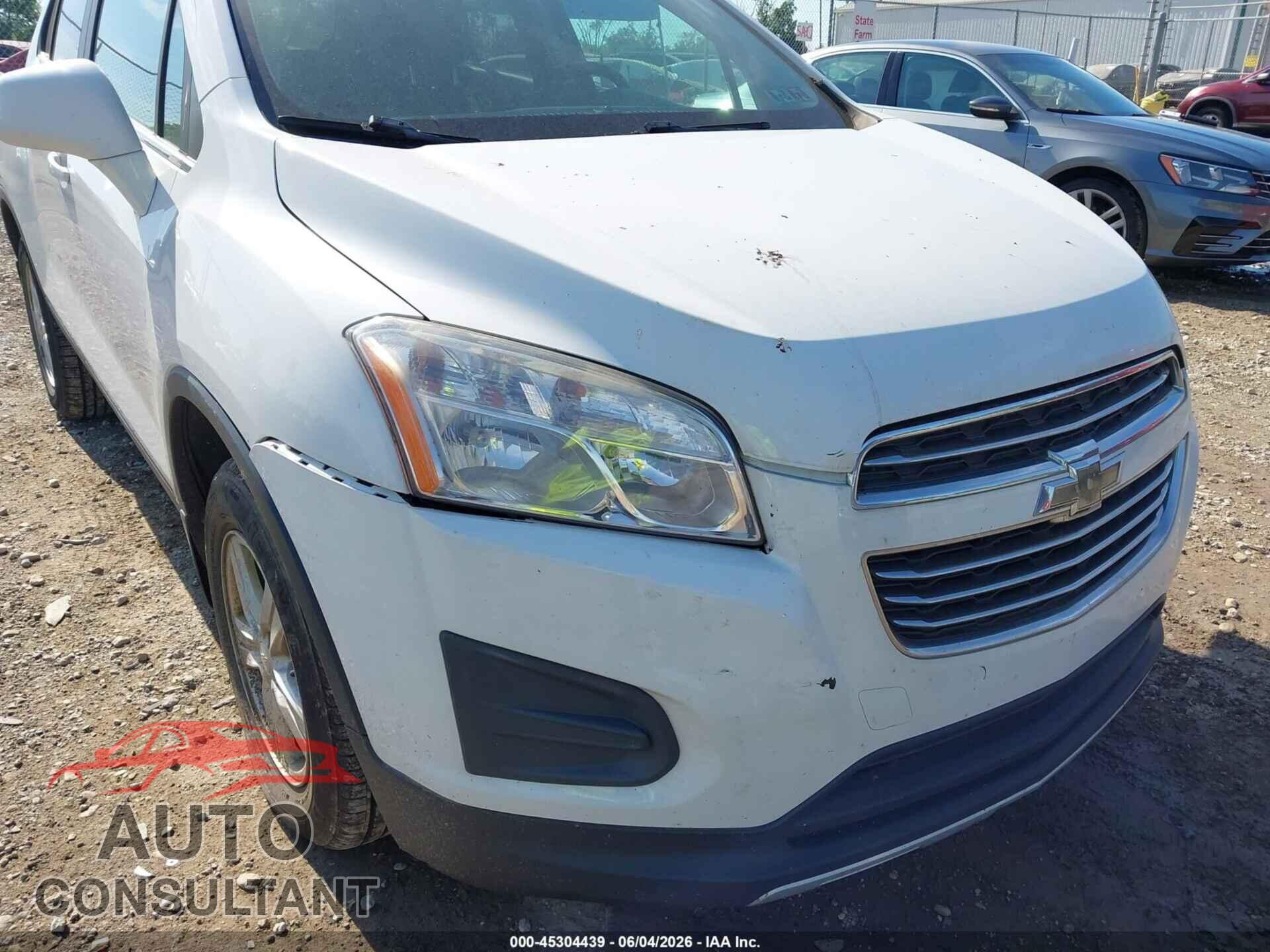 CHEVROLET TRAX 2016 - KL7CJPSB9GB618656