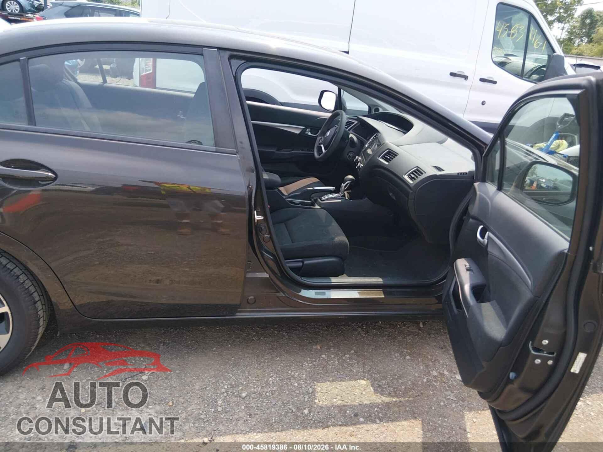 HONDA CIVIC 2013 - 19XFB2F86DE074565